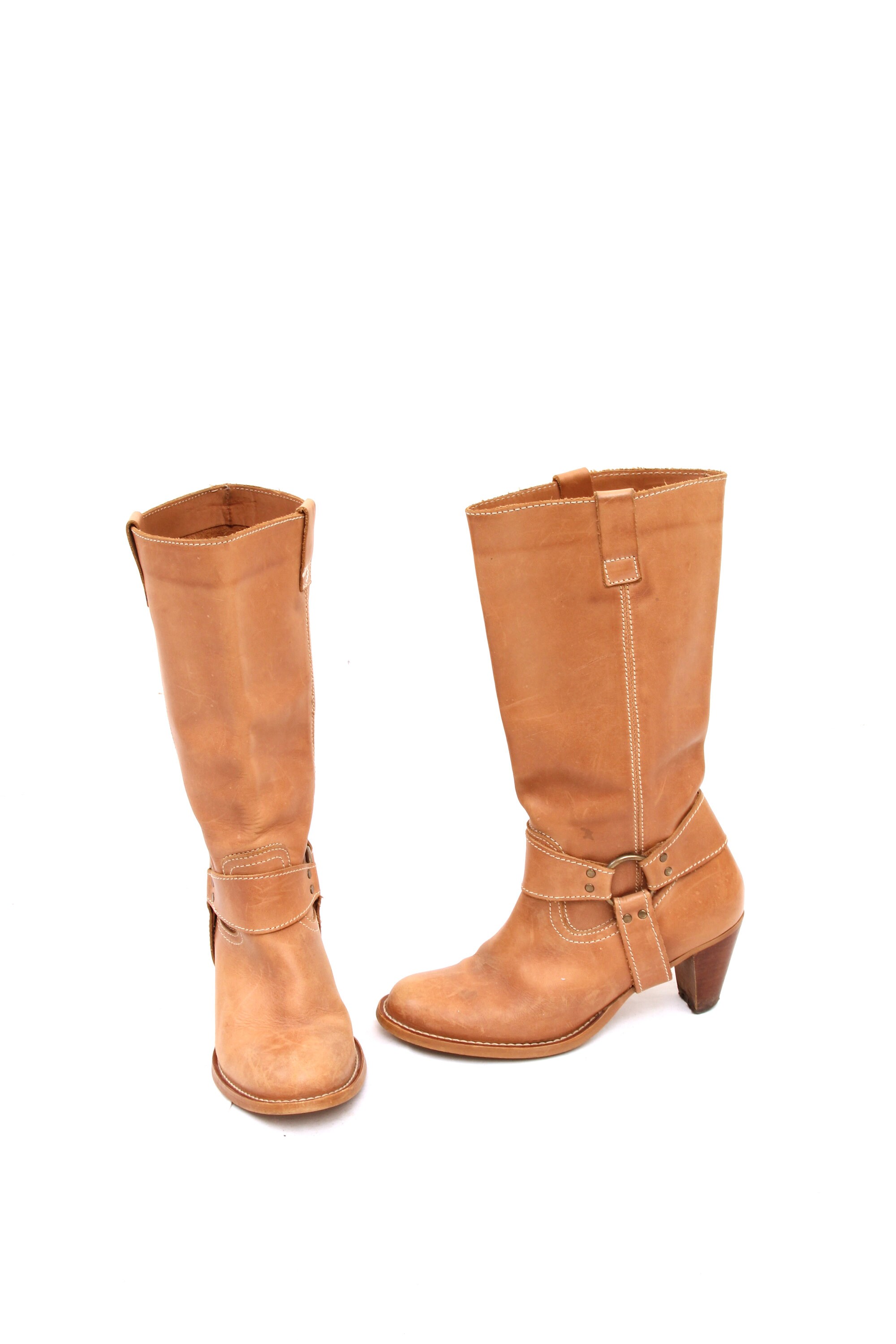 beige tall boots