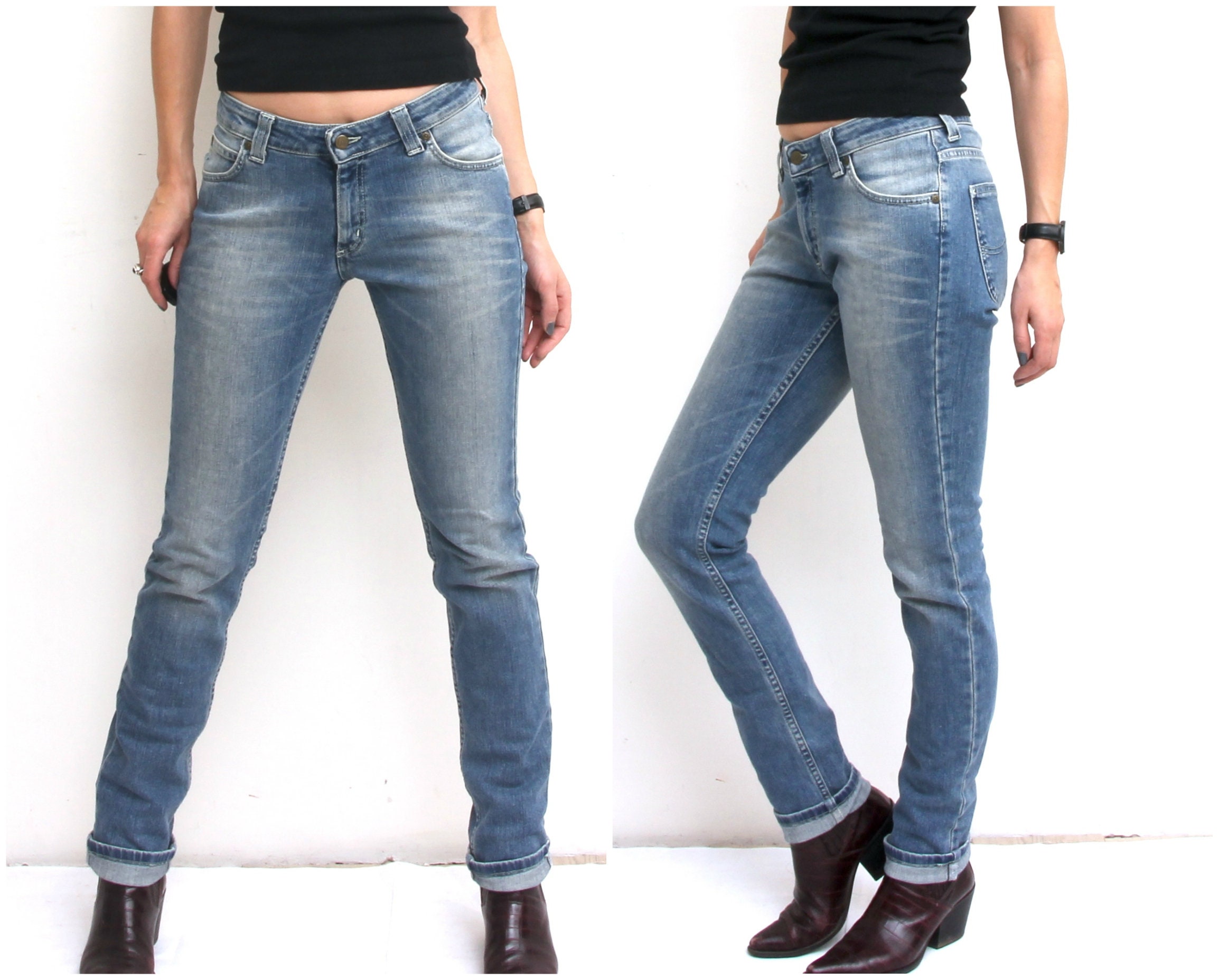 lee low rise jeans