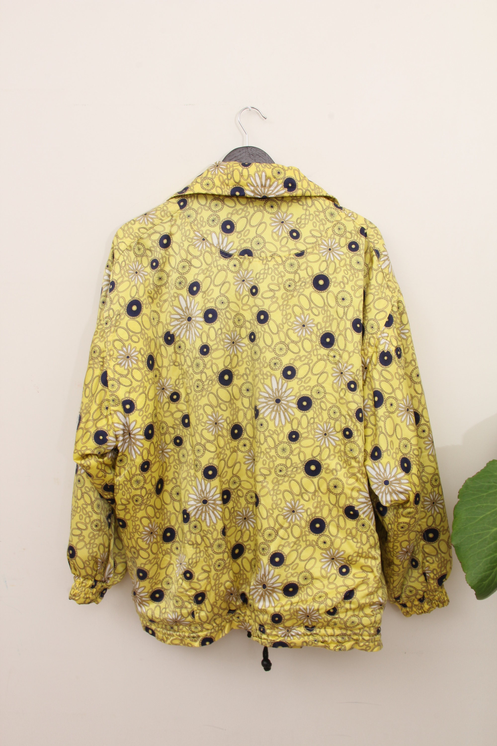 patterned windbreaker