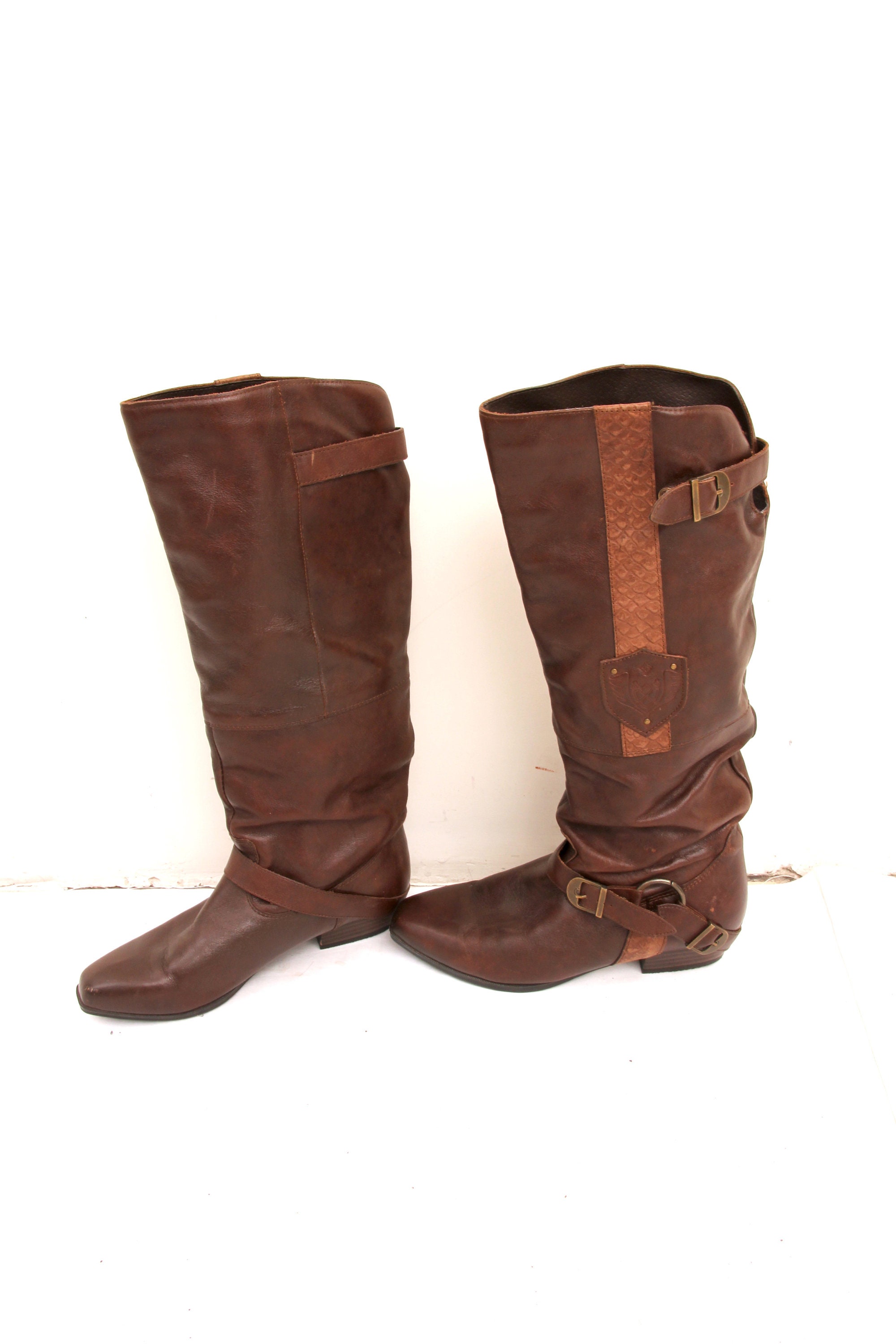 slouch long boots