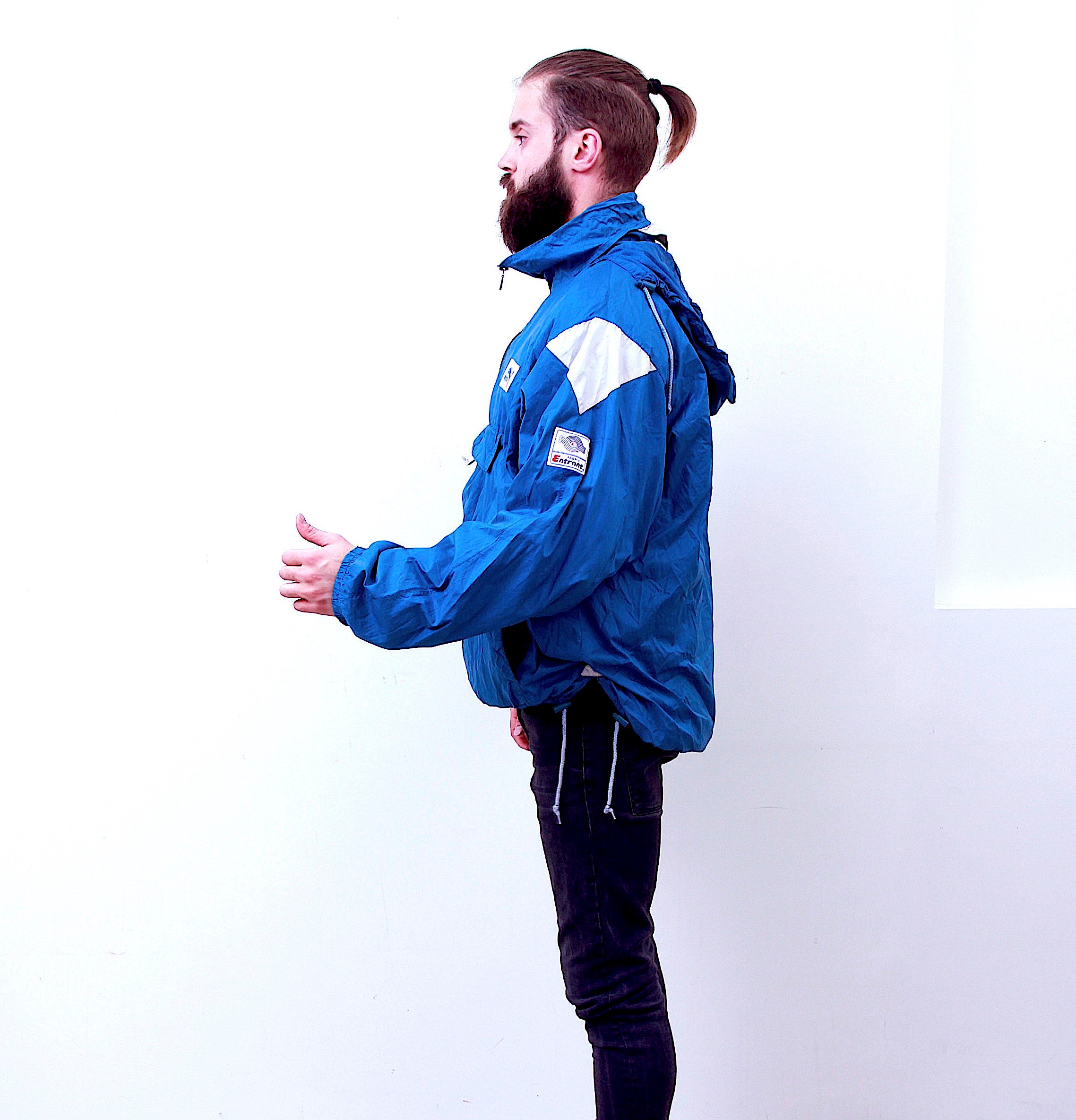 puma windbreaker blue