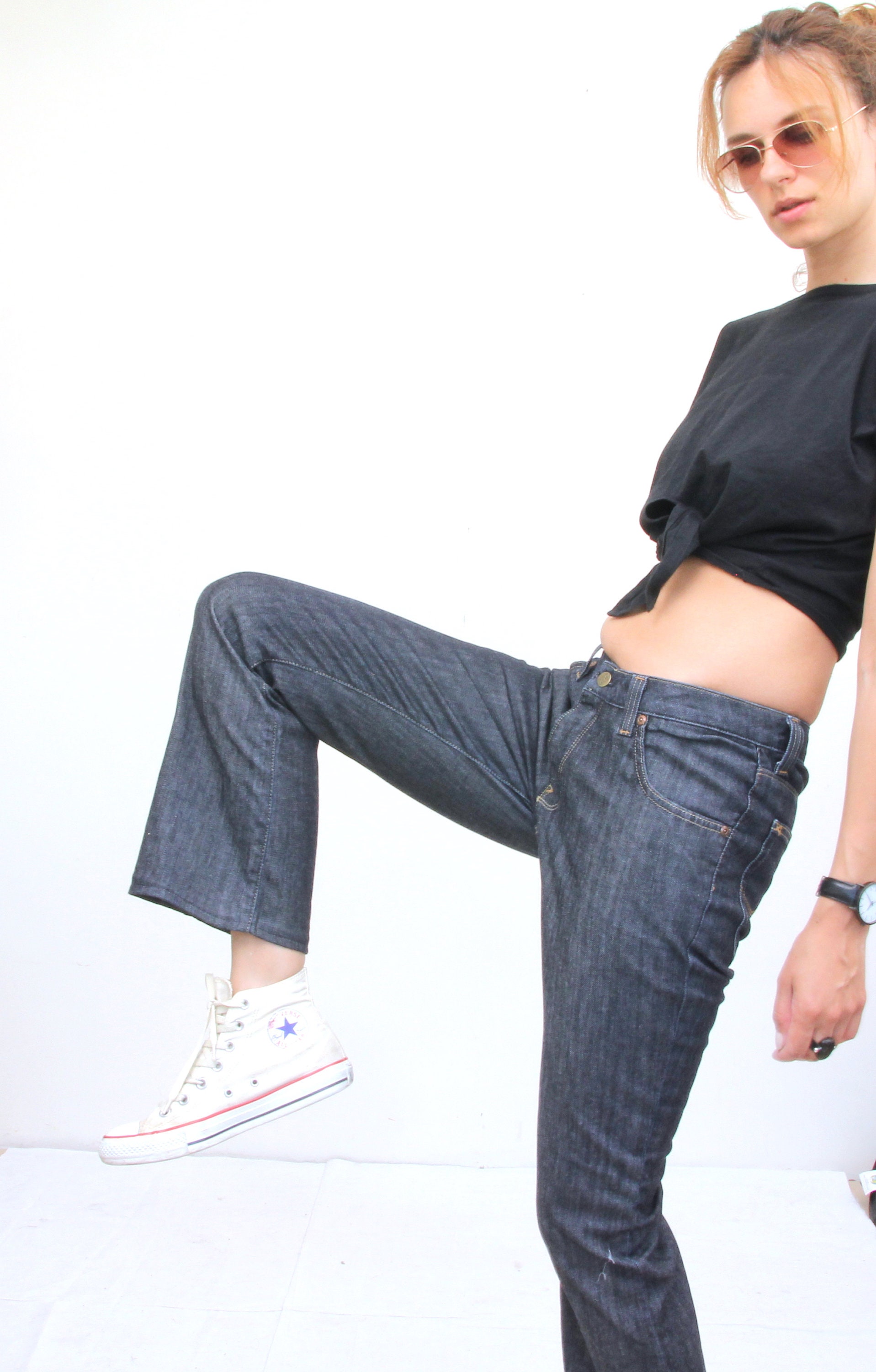 lee jeans cropped