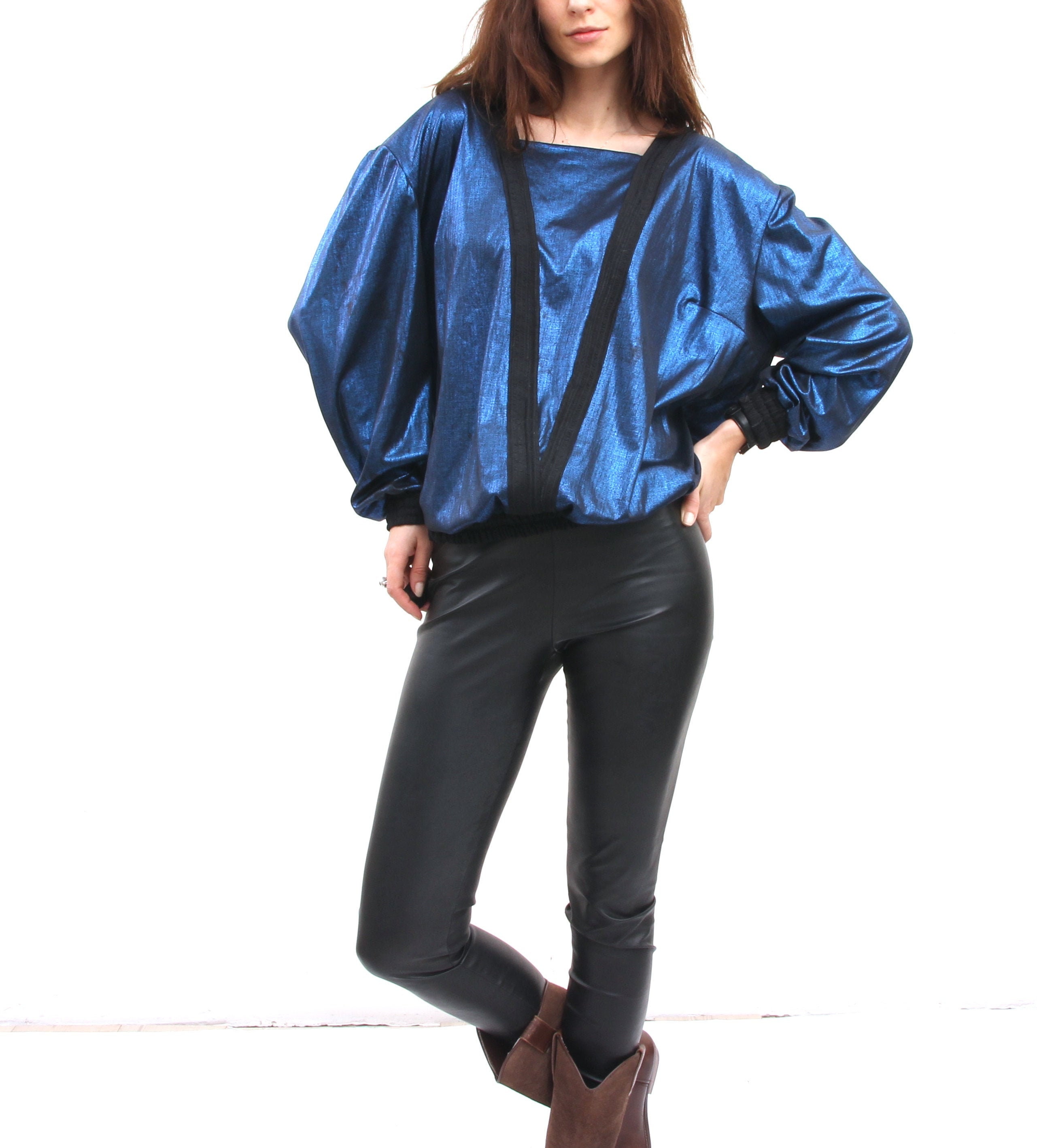 80s batwing top