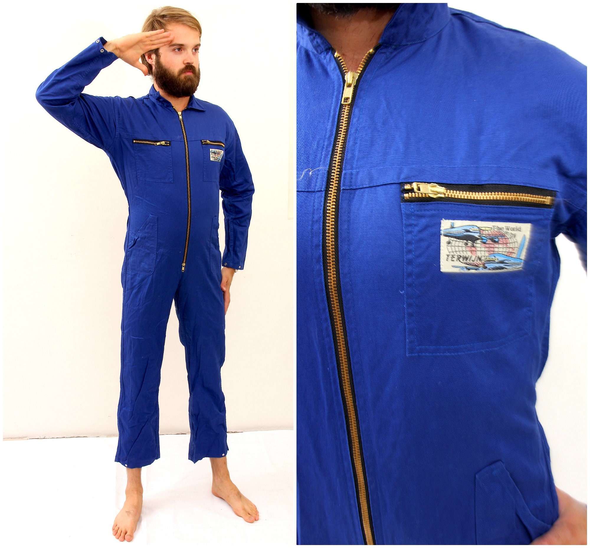 one piece aviator jumpsuit