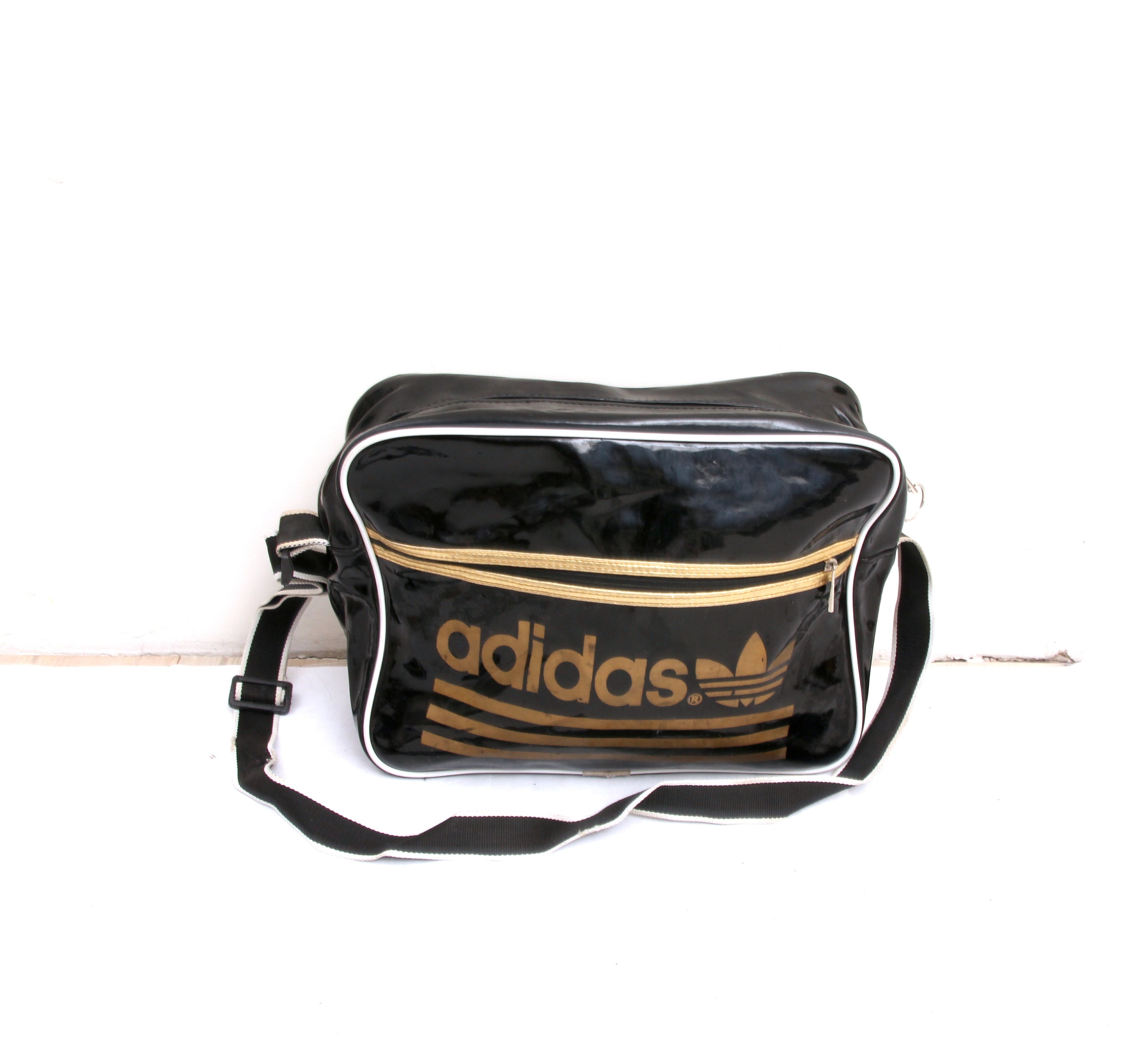 adidas leather gym bag