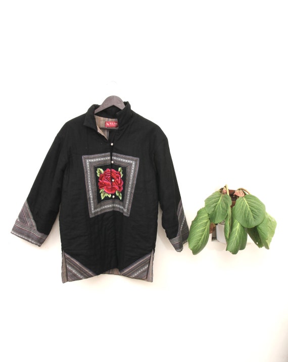 Vintage Warm Traditional Chinese Kimono Embroidere