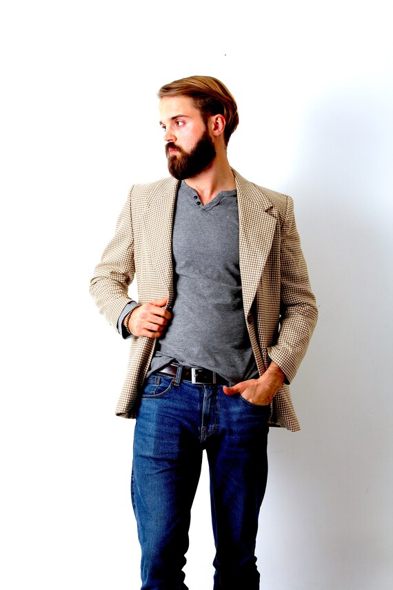 tweed fitted blazer