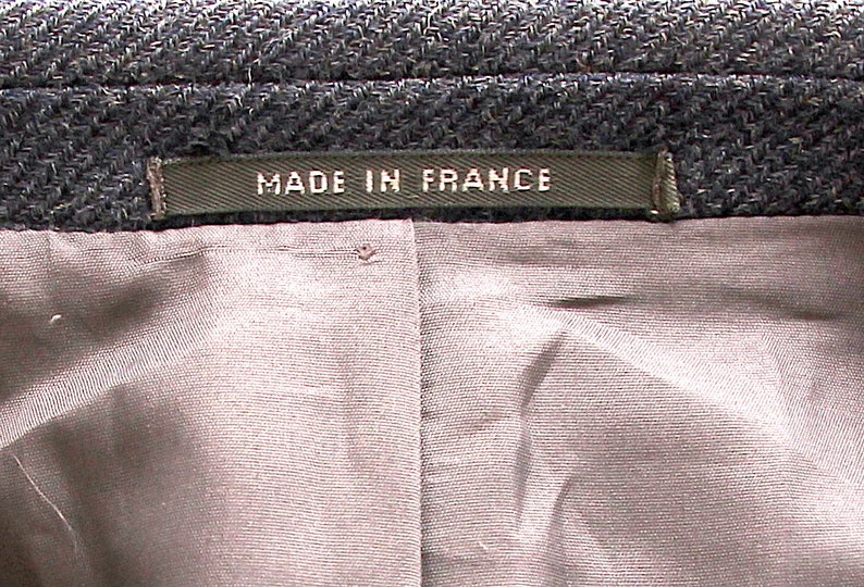 French Solid Pattern Smart Blazer Office Casual Grey Men Jacket M L