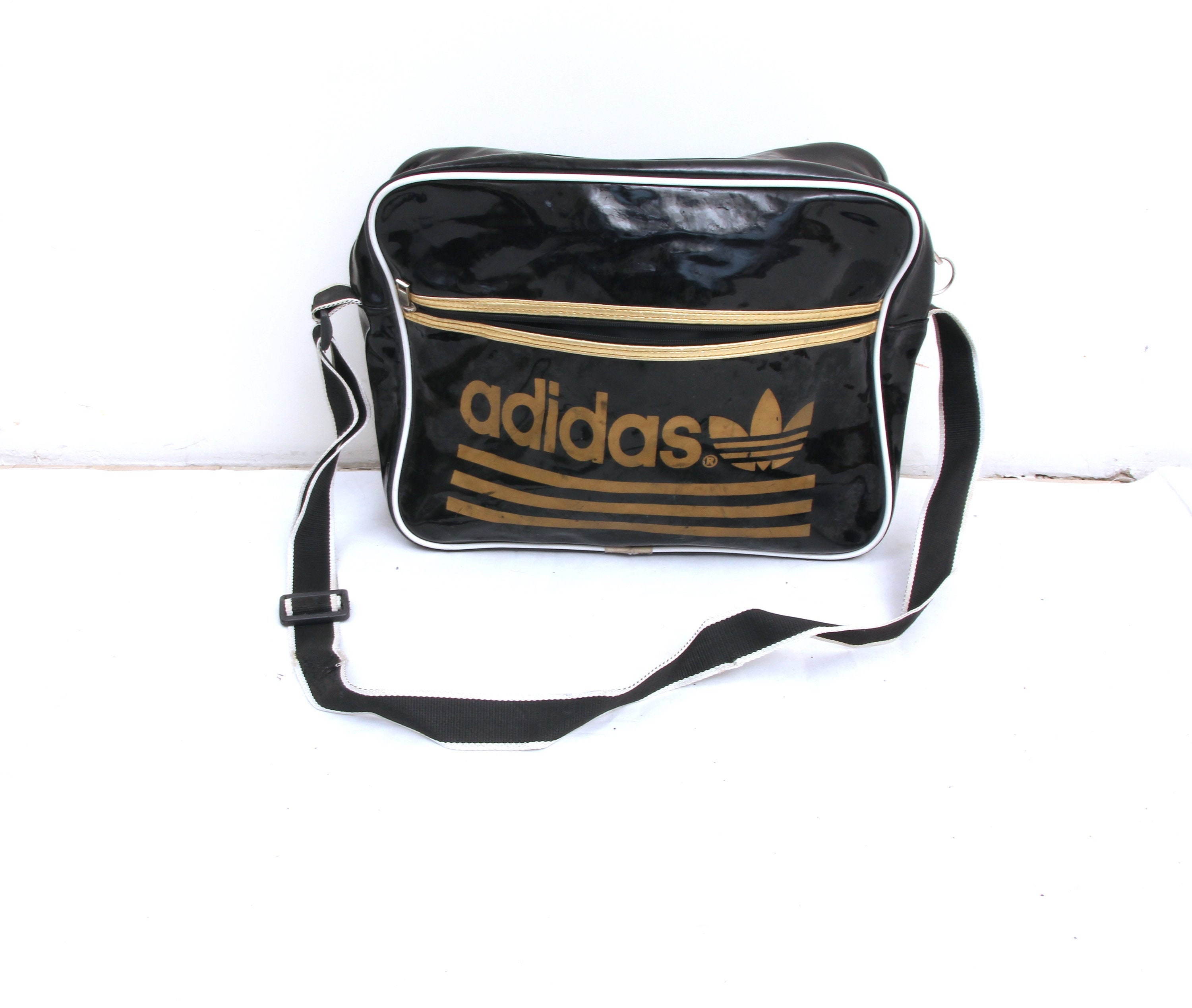 adidas leather gym bag