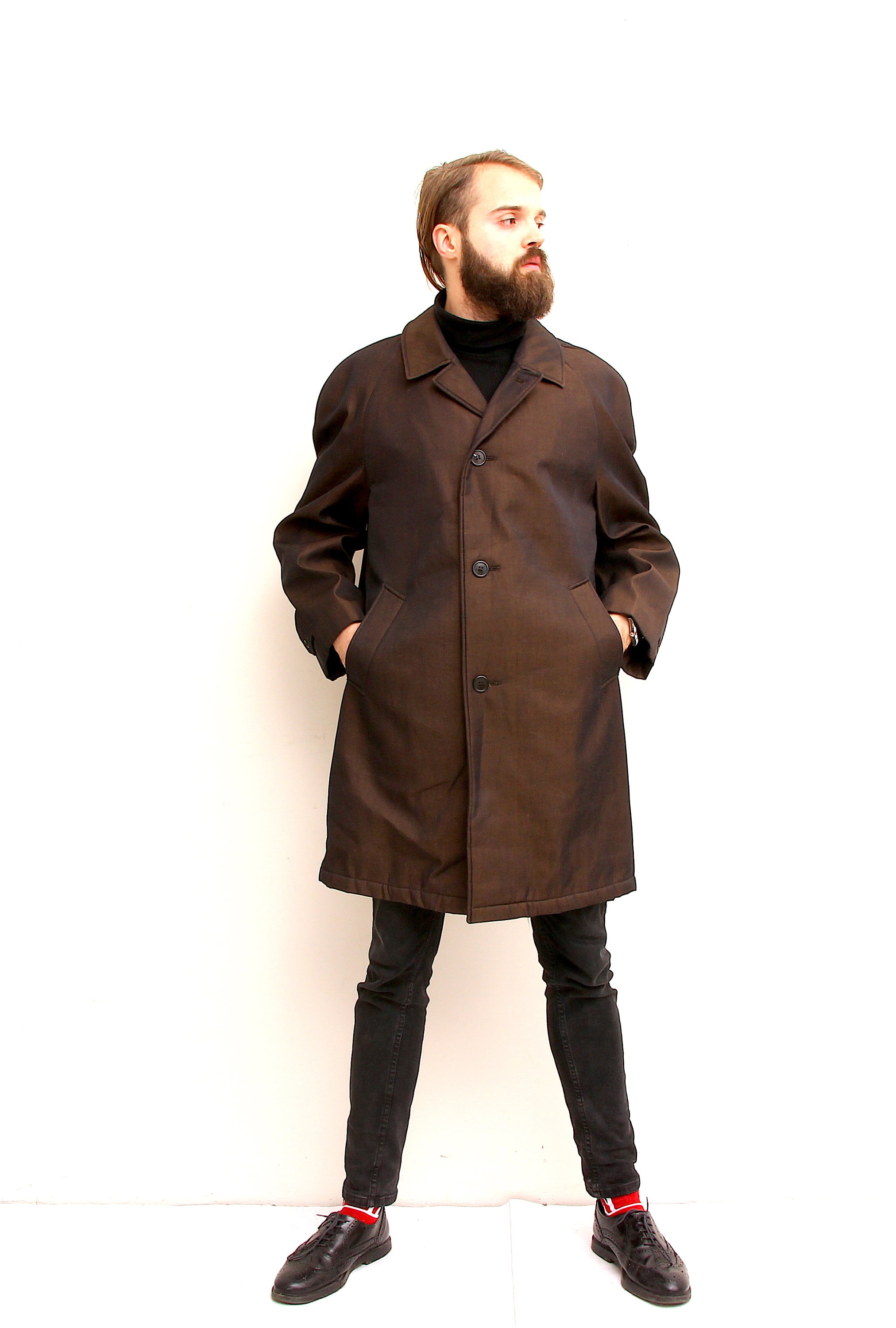 men's button down coat