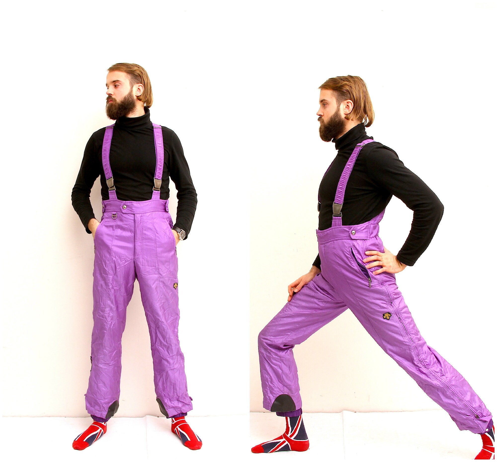 purple snow jumpsuit