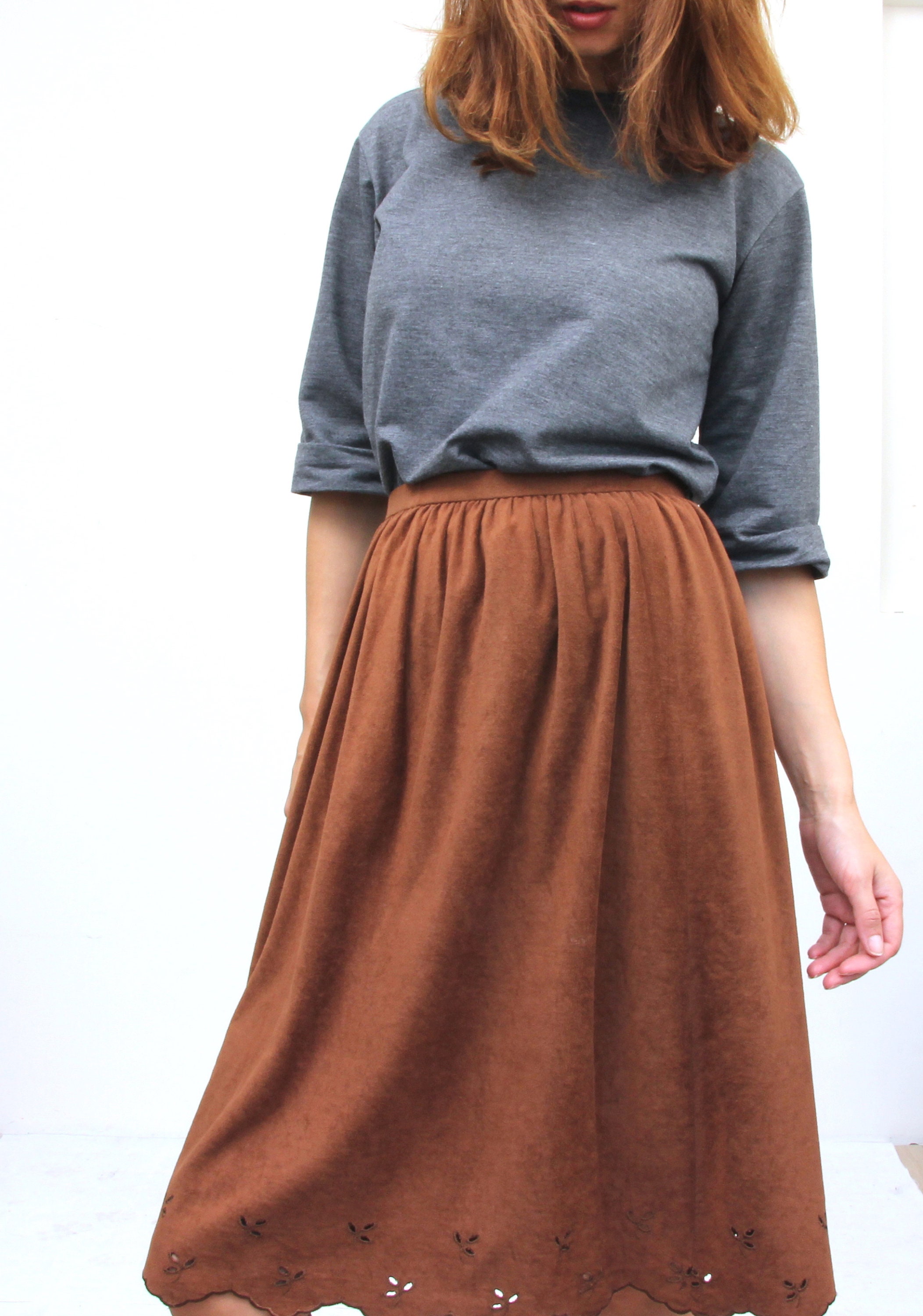 boho skirts knee length