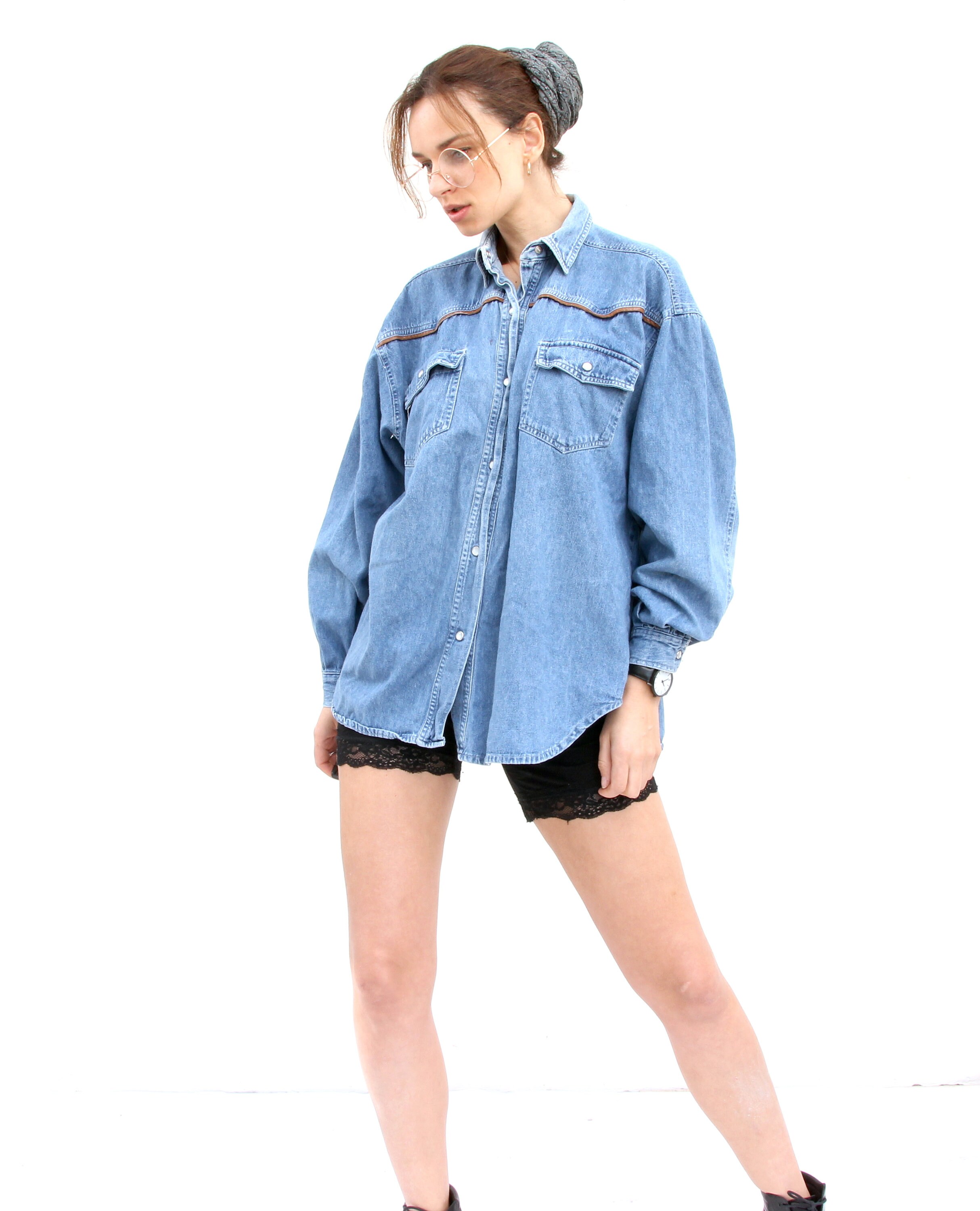 cheap jean shirts