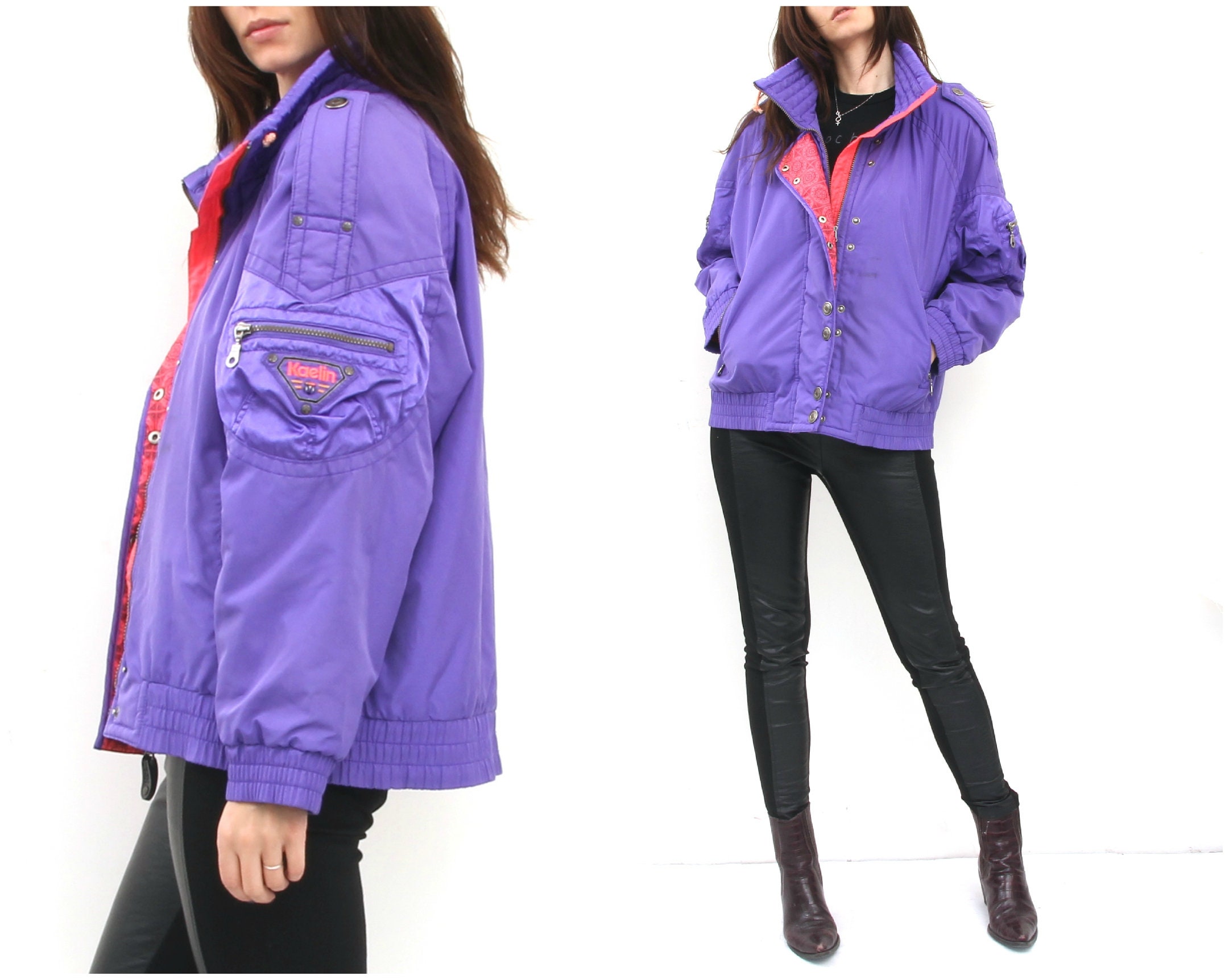 purple 80s jacket