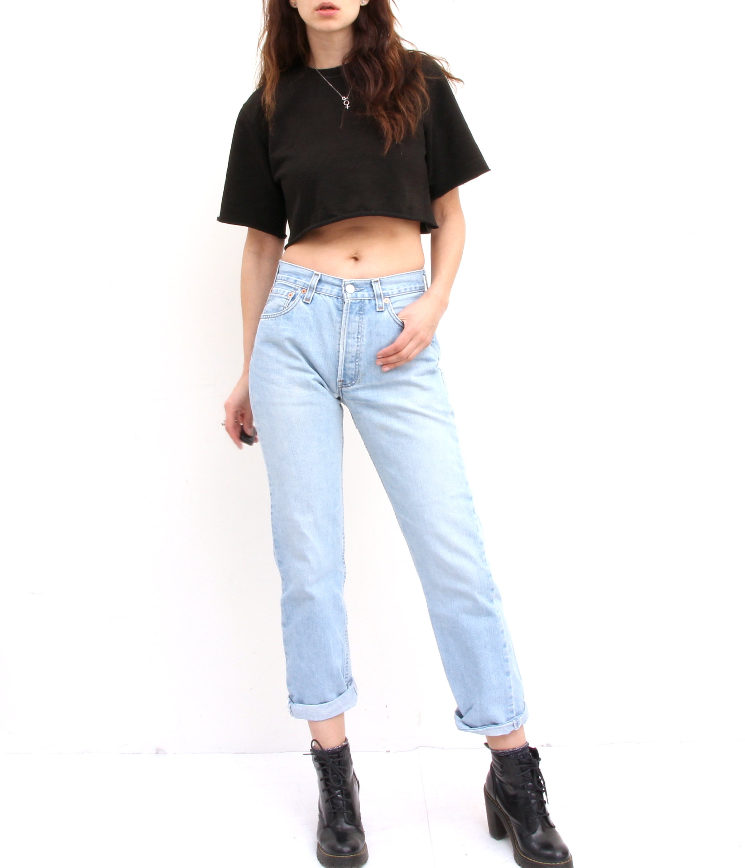 Light Washed Jeans Levi's 501 W29 L34 Boyfriend Jeans