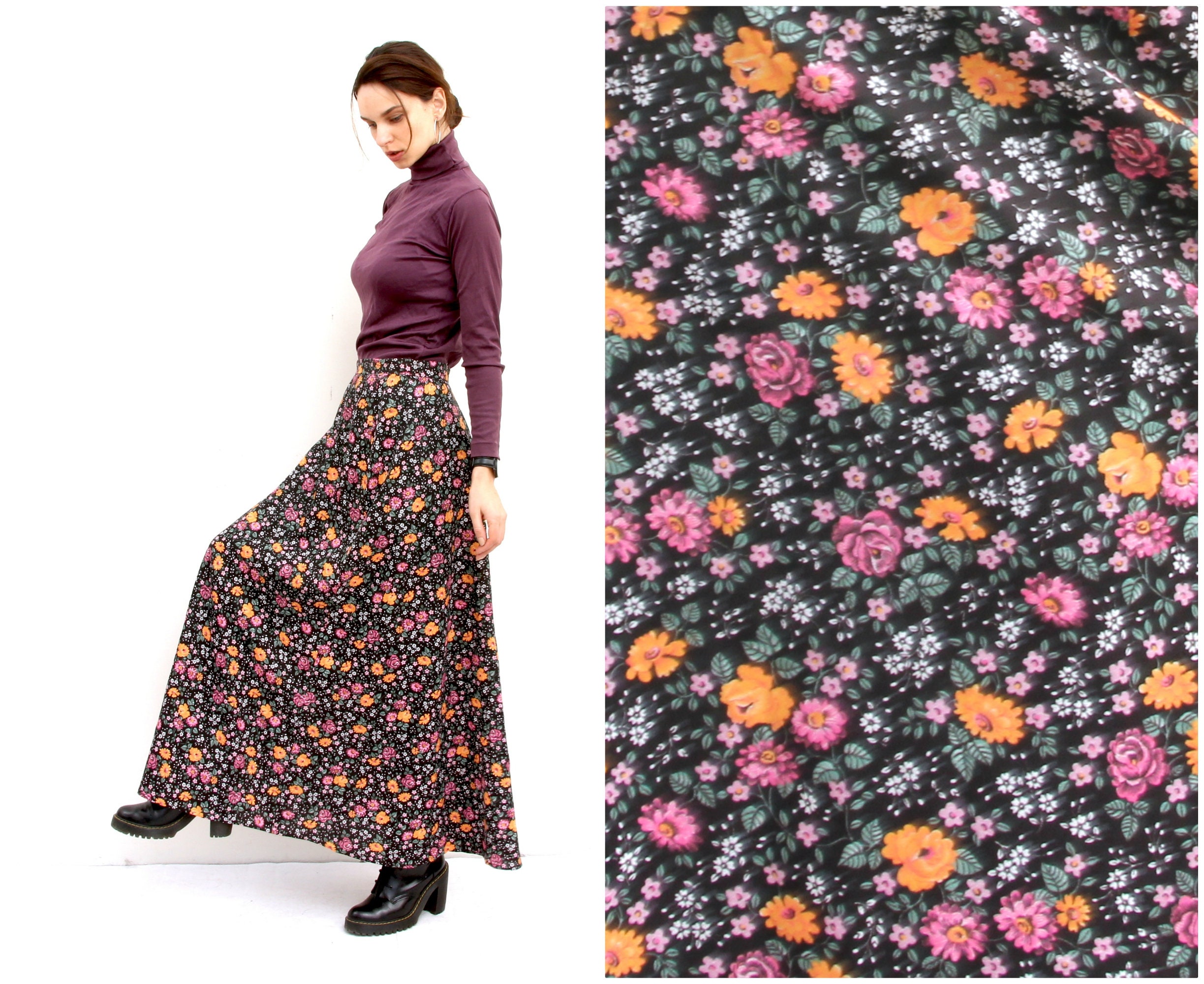 flower gypsy skirt
