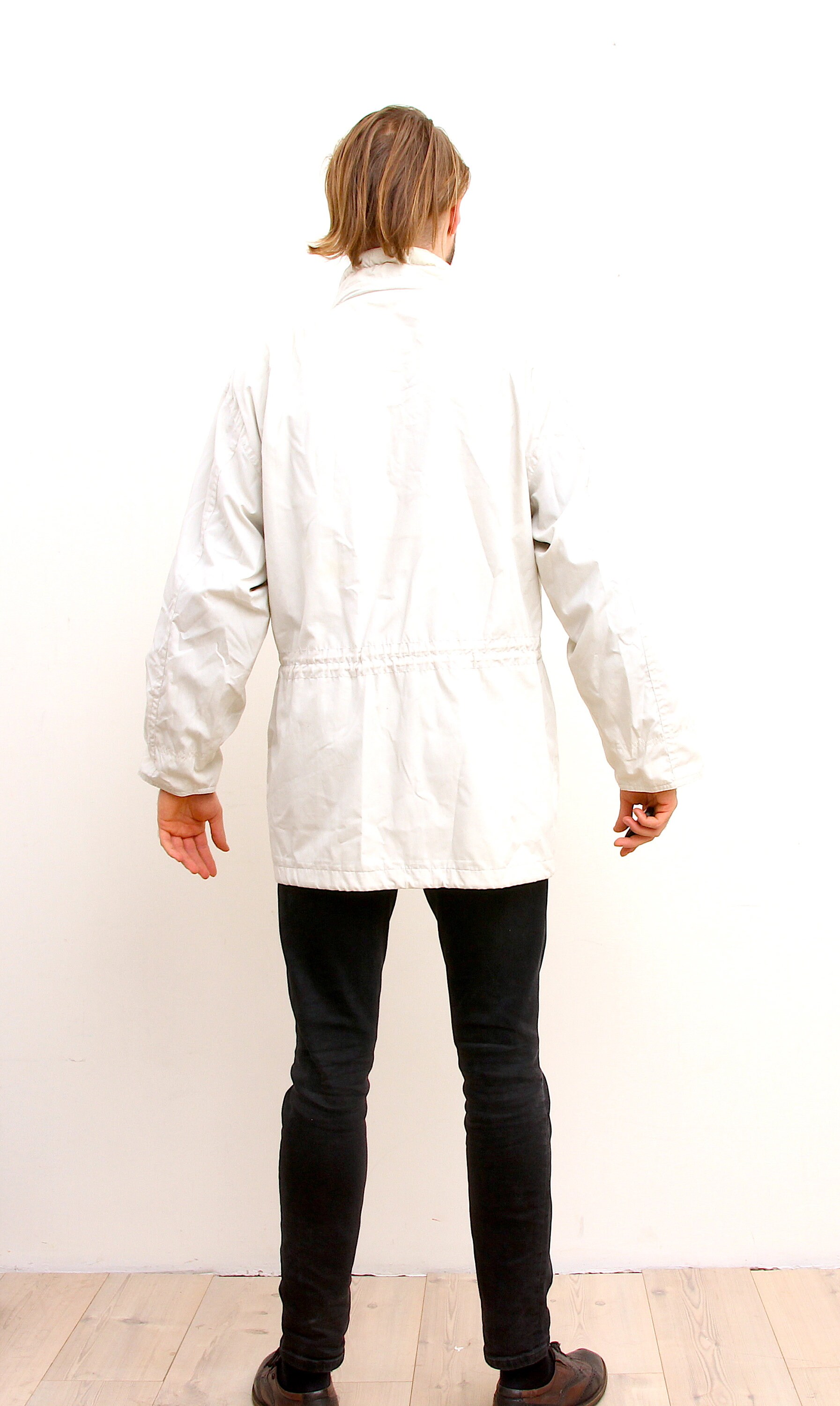 winter white parka