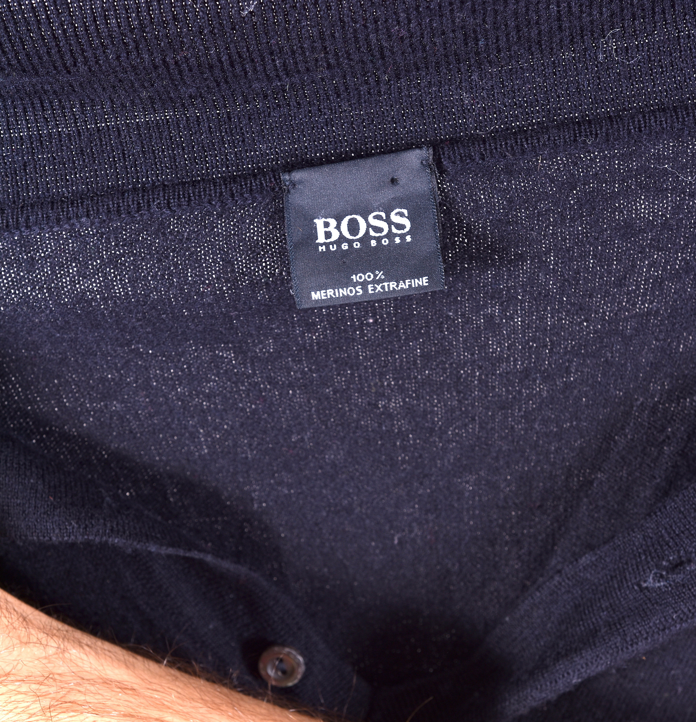 hugo boss velvet jumper