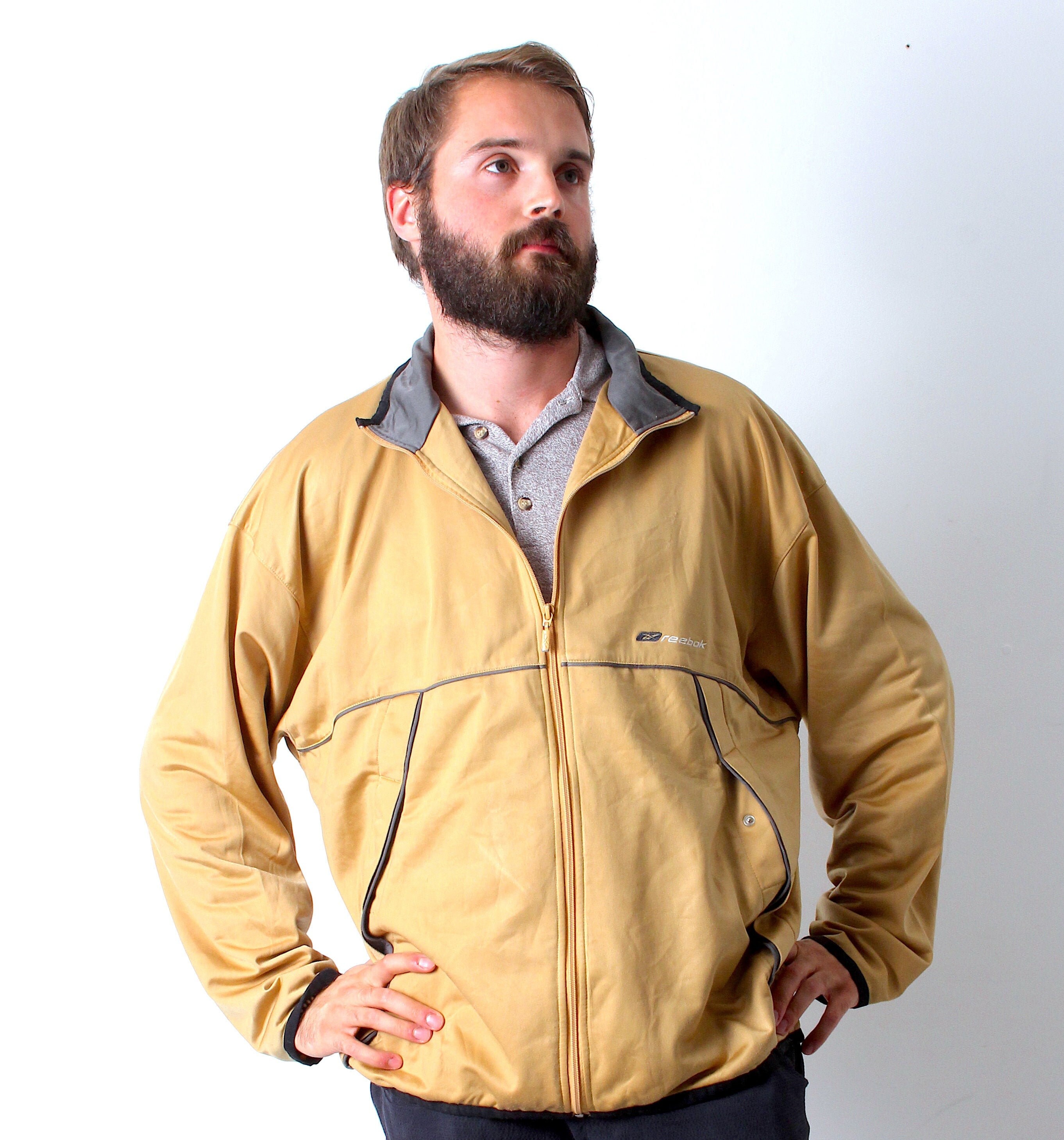 reebok orange jacket