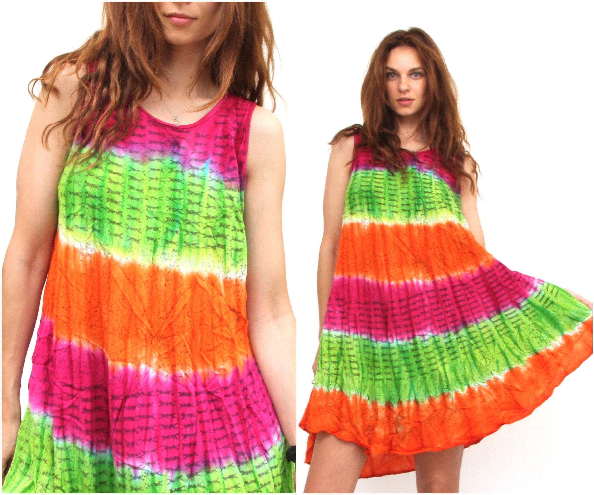 bright colored sundresses