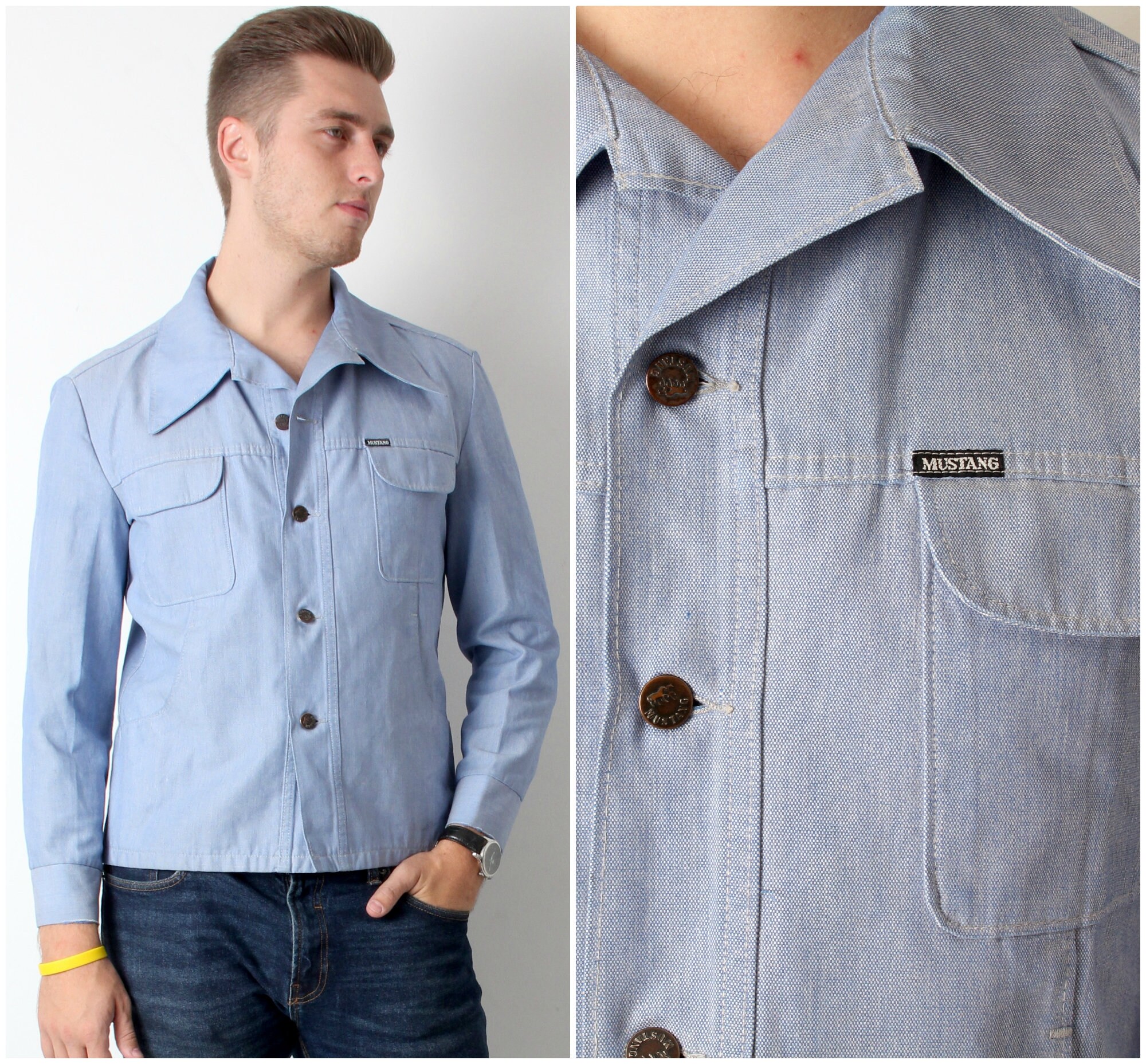 mustang denim jacket