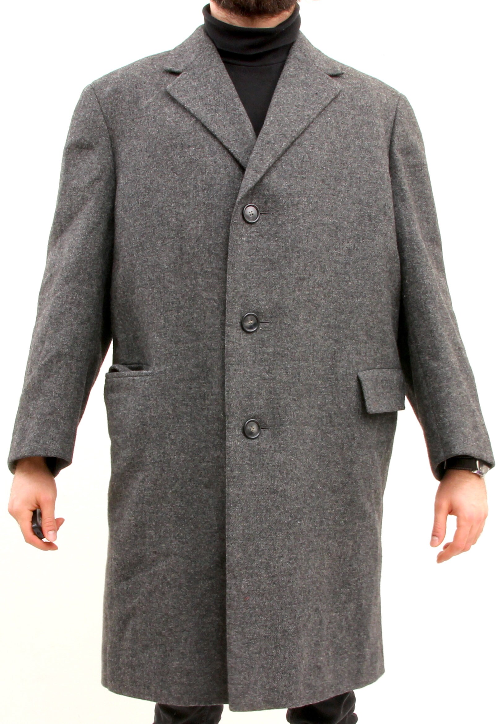 men's button down coat