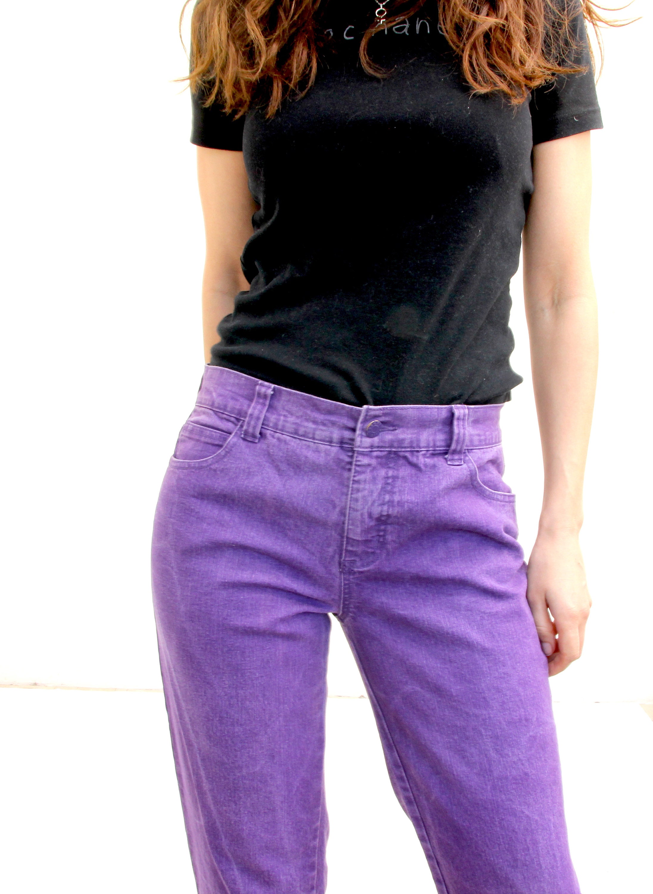 mid waist pants