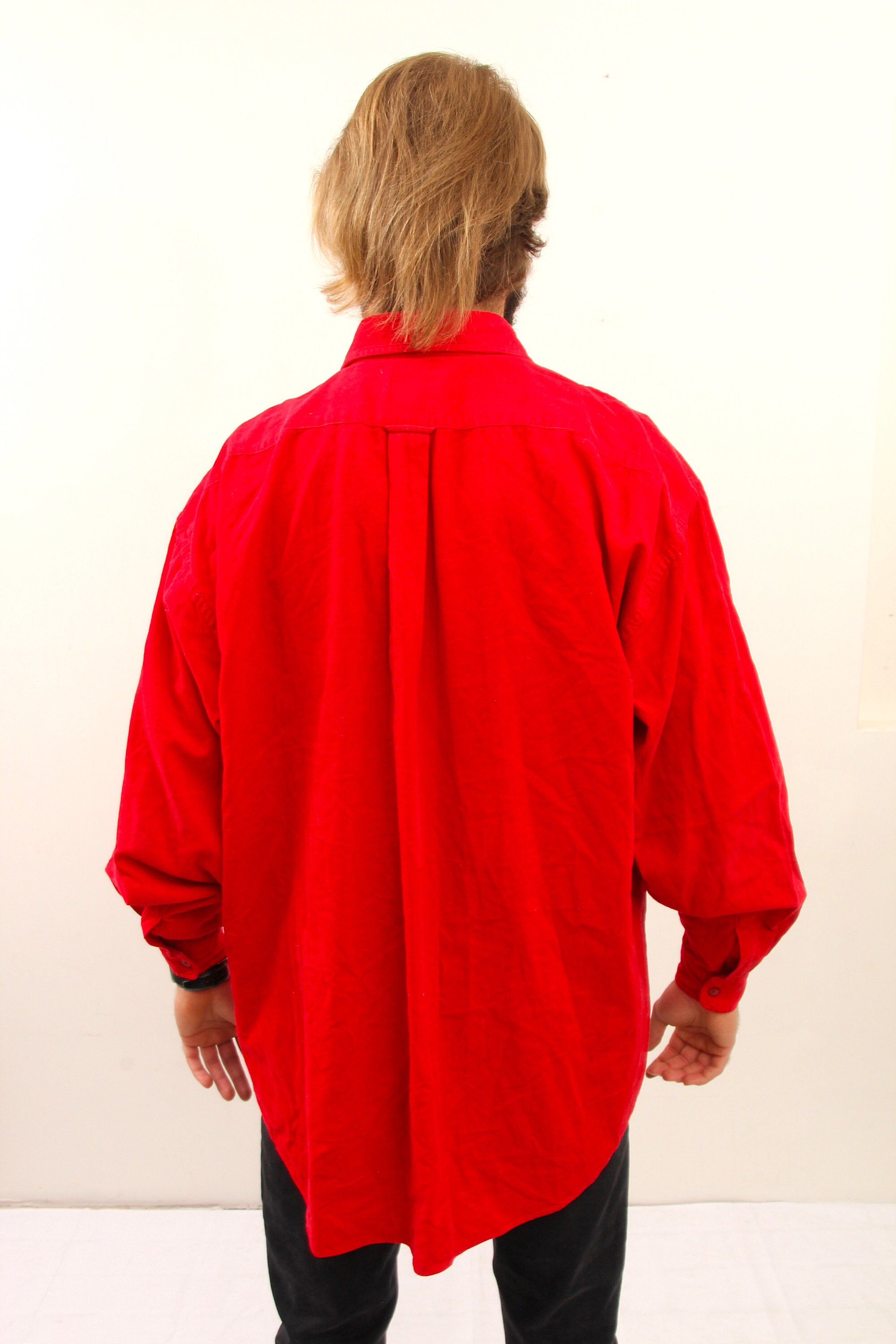 apple red button down shirt apple red button down shirt