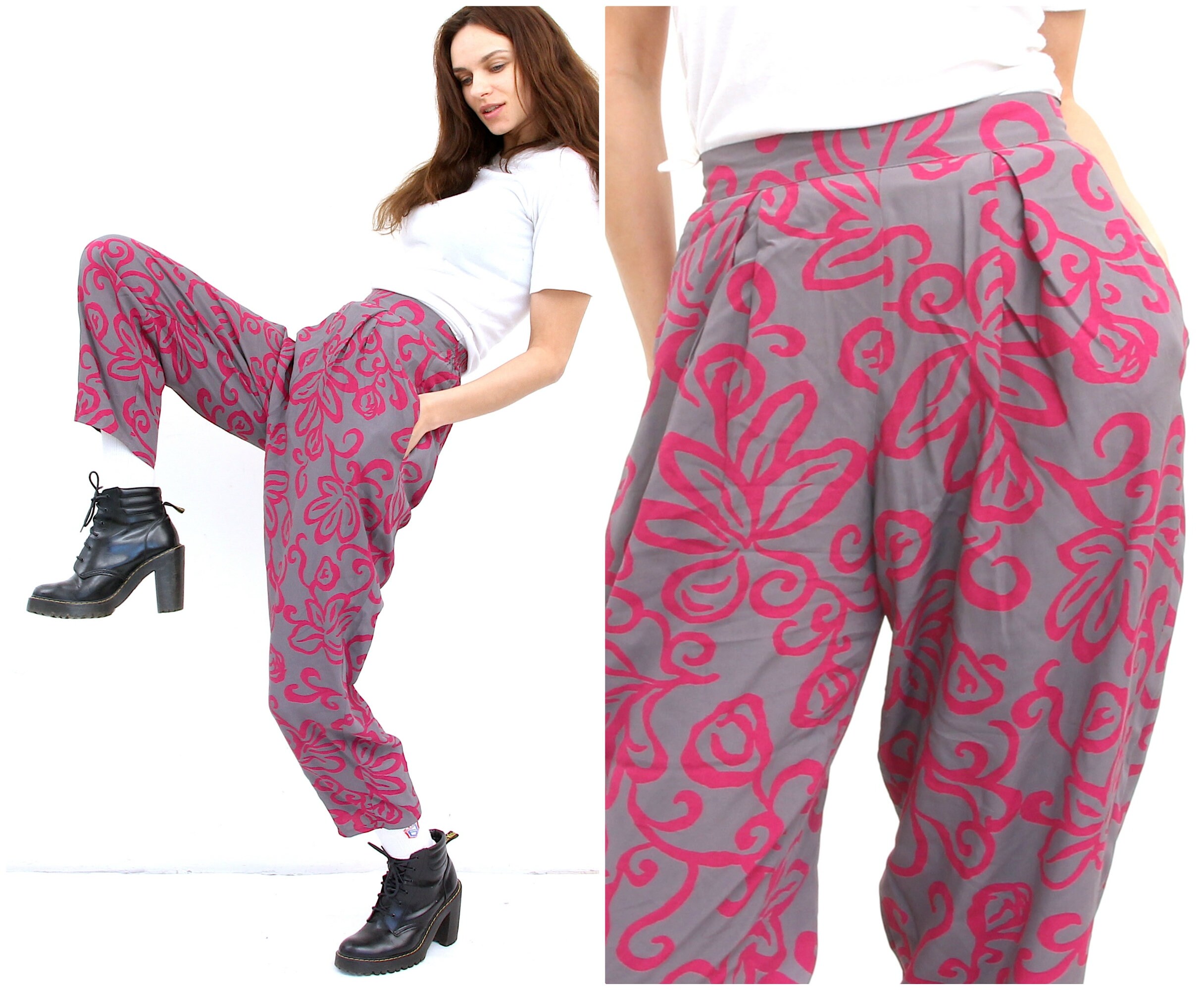 ladies tapered summer trousers