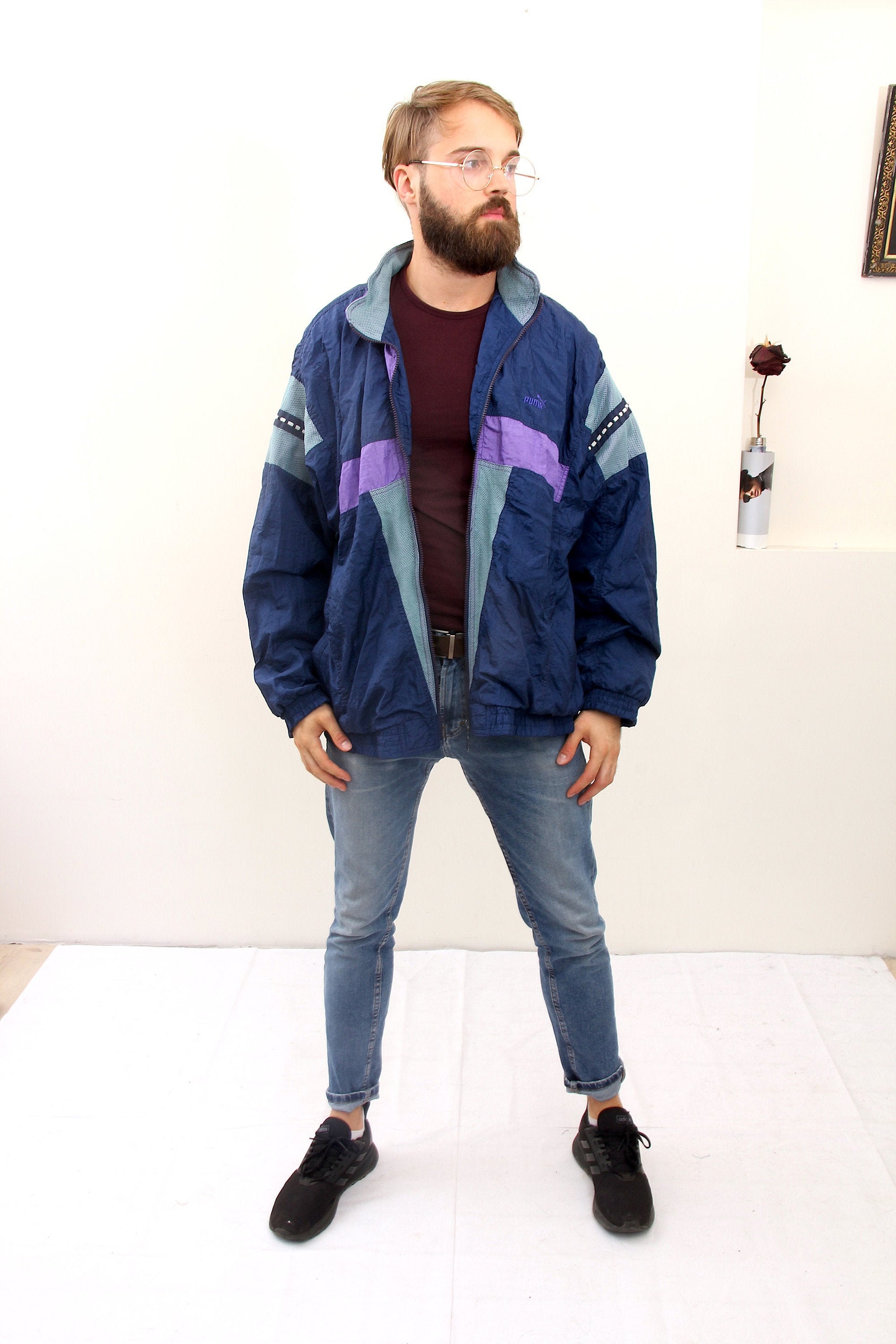 puma windbreaker outfit