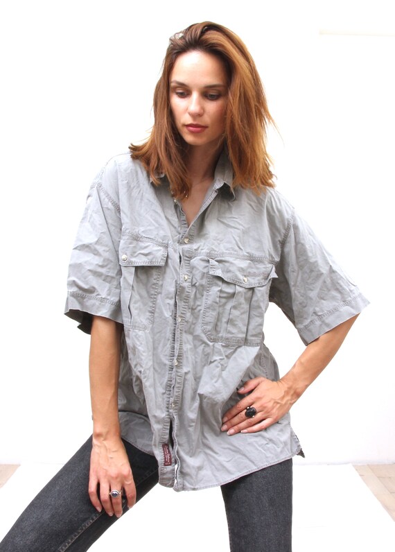 Vintage Men Marlboro Classics Shirts Cargo Shirts