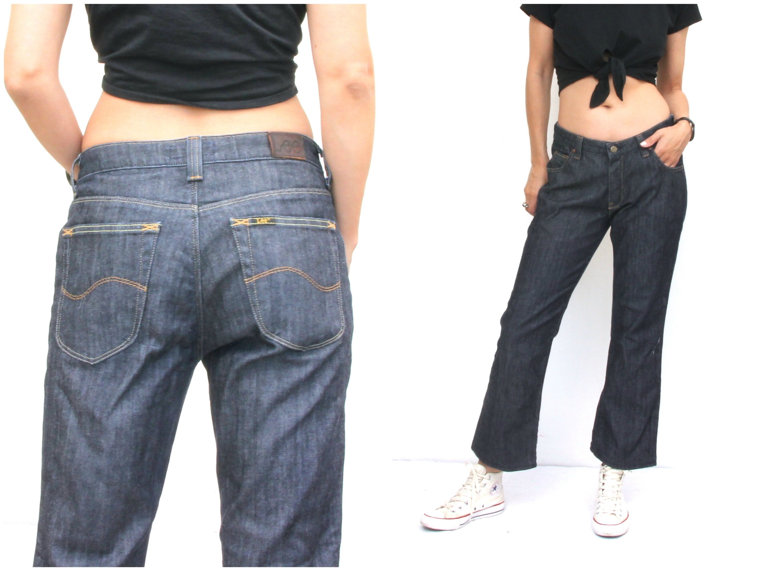 lee jeans cropped