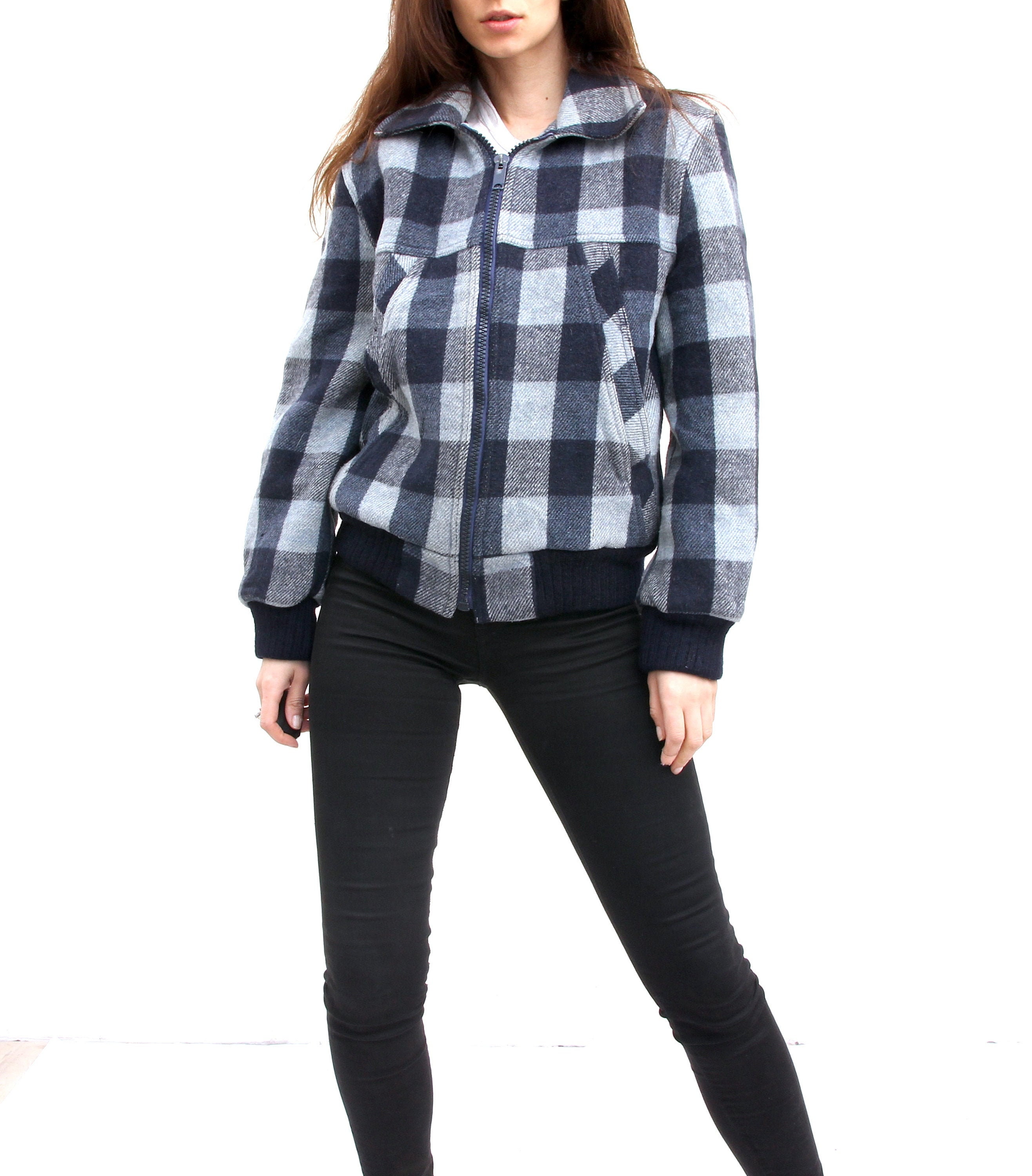 Plaid spring jacket Clearance