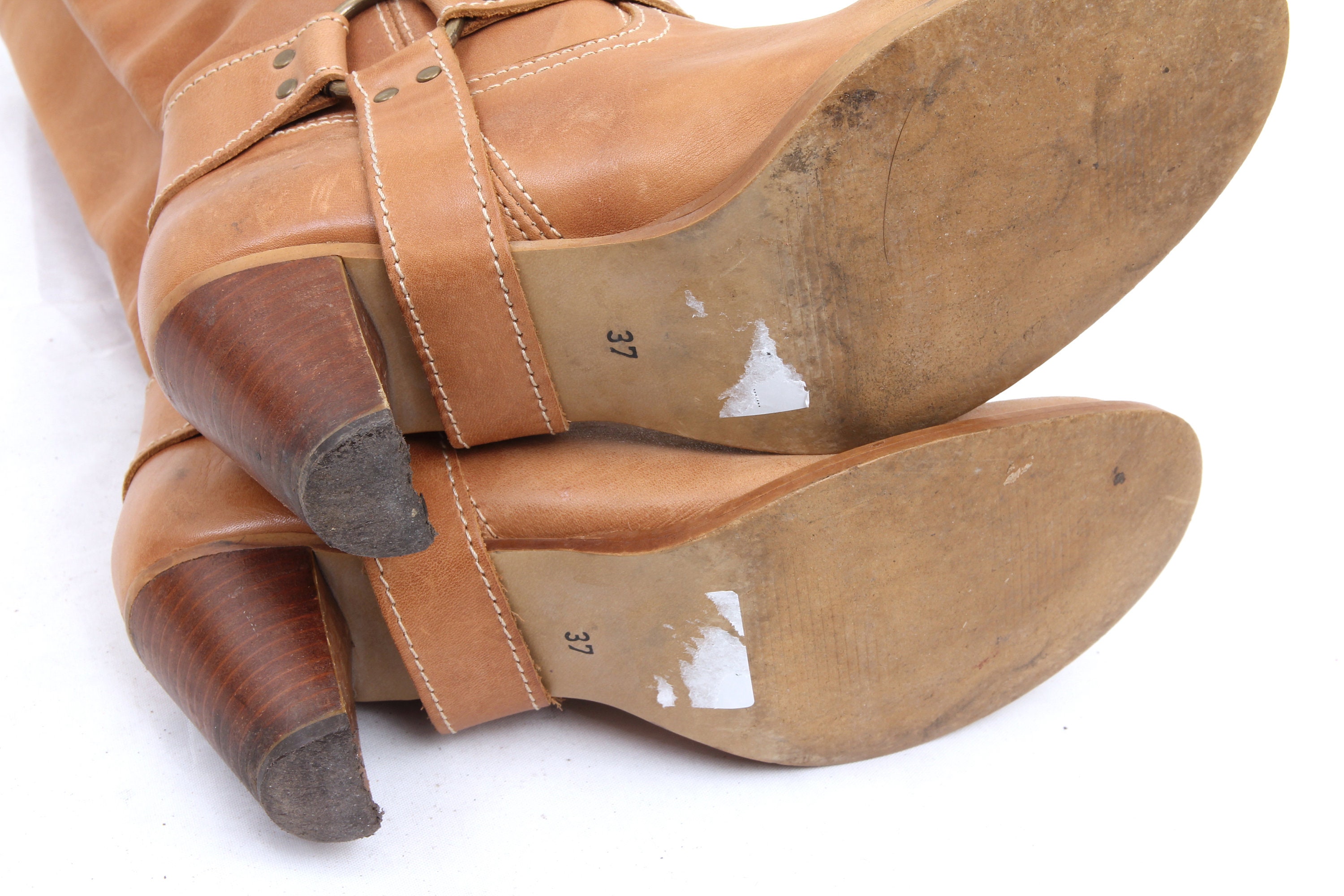 beige tall boots