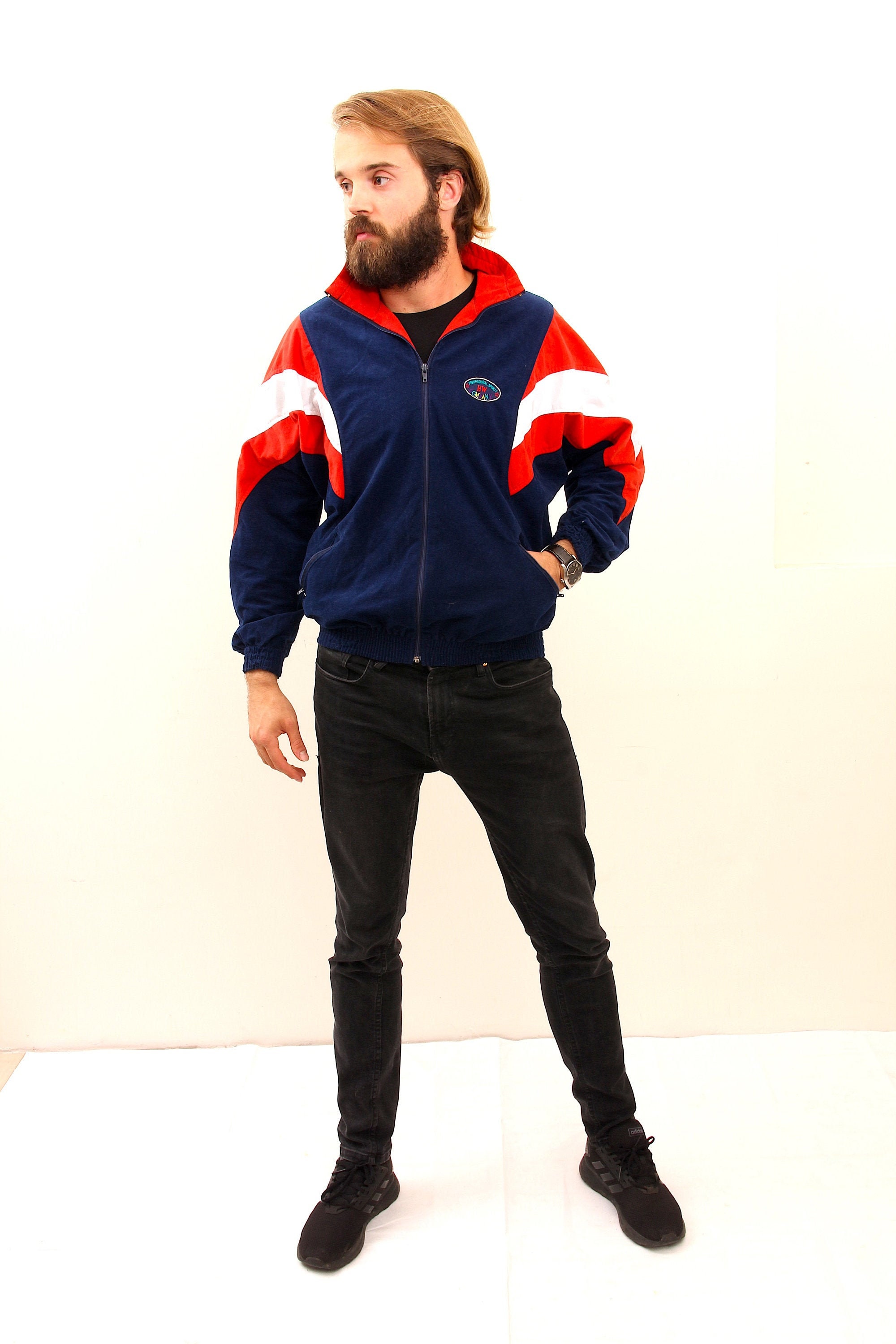 colourful tracksuit