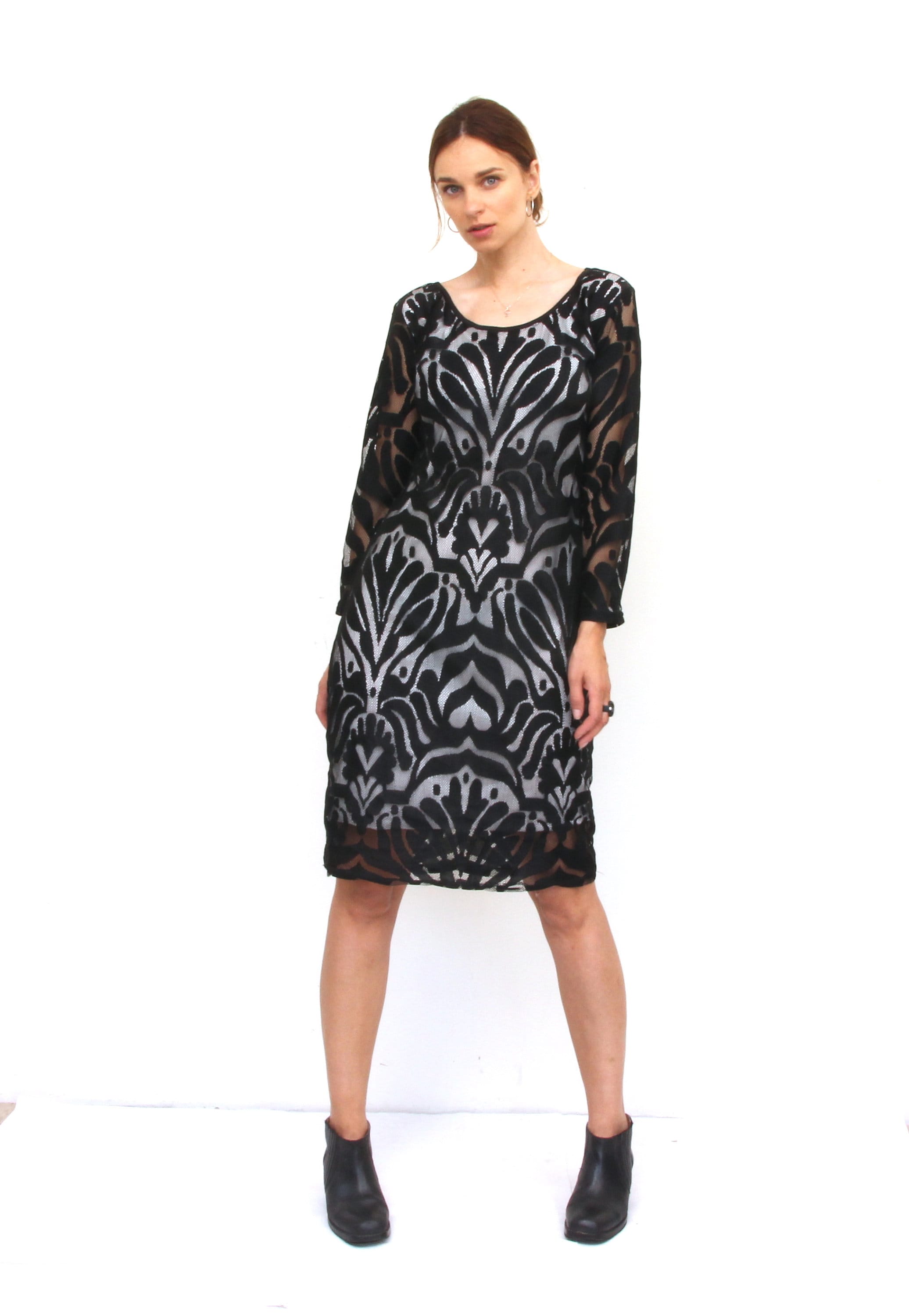 brocade cocktail dress