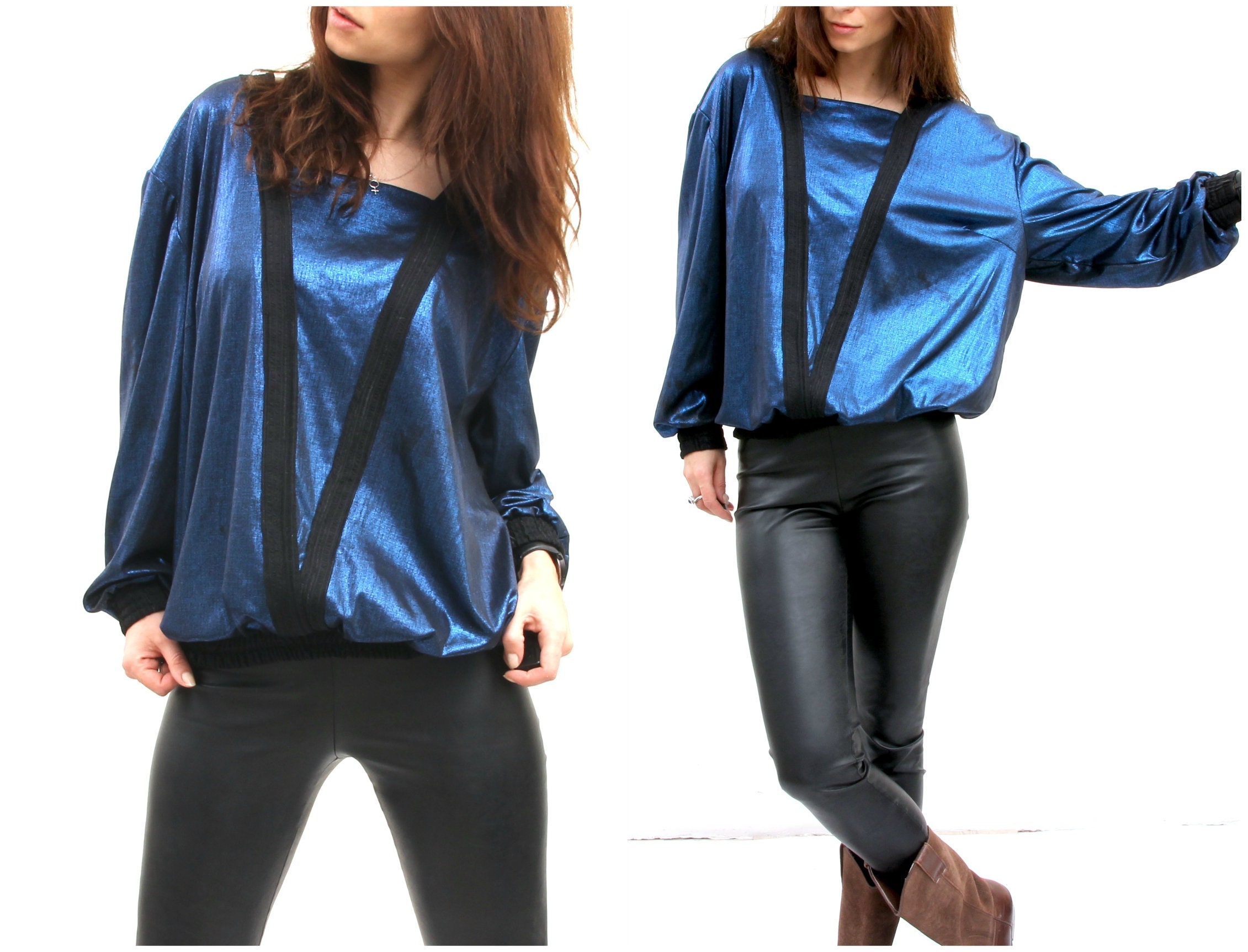 80s batwing top
