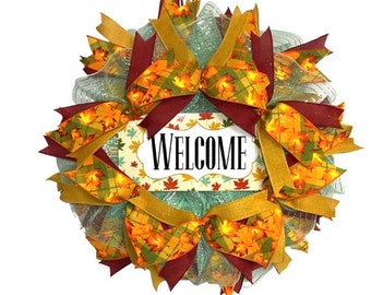 Pumpkin wreath ,fall décor, whimsical wall hanger