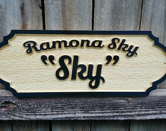 Personalized Horse Name Plate, Stall Sign, Custom Horse Name Plate, Wood Barn Tack Room, Stable Accessories, Equine Barn Door Name Plate