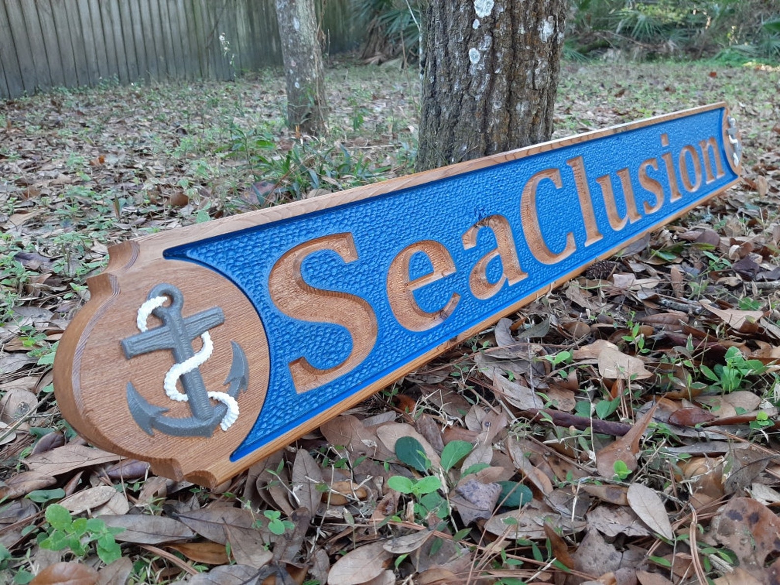 Coastal Wood Wall Art Beach Wood Decor Quarterboards Custom Etsy