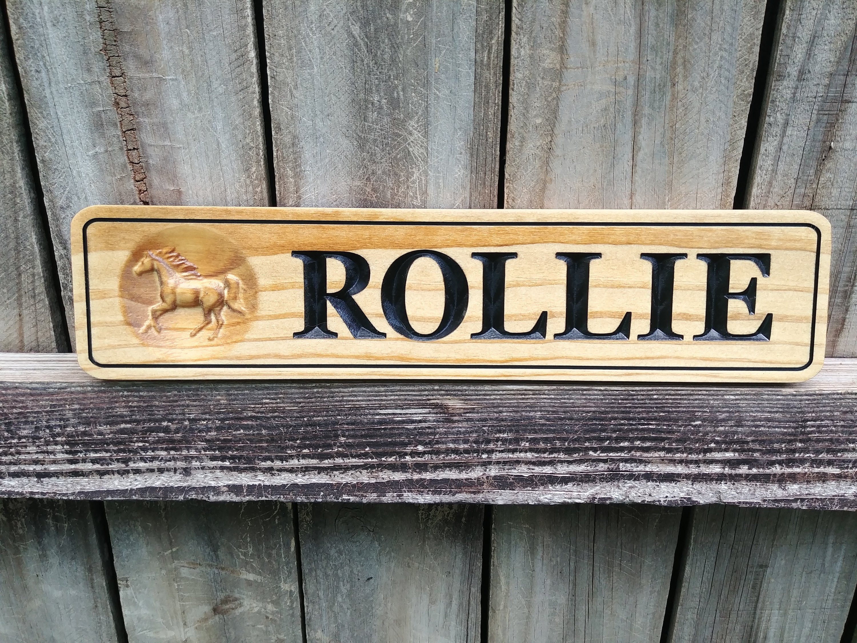 Custom Your Design Plaques1 Tack Signs Horses Name Plate Plaques-Stable Door