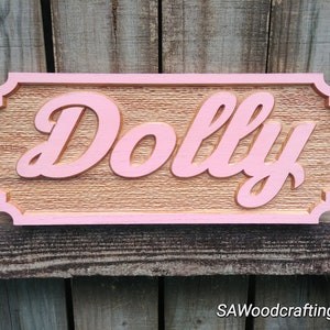 Personalized Painted Oak Horse Stall Sign: Barn Decor