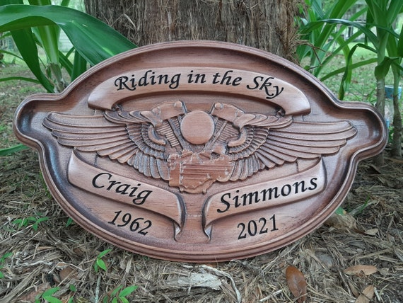 Personalized harley davidson signs deals
