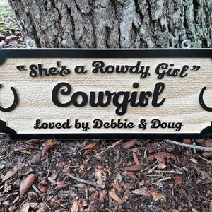 Personalized Horse Stall Sign: Custom Carved Wood Barn Plaque