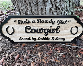 18" Personalized Horse Stall Sign, Custom Horse Name Plaque, Barn Door Plaque, Horse Sign, Pony Name Sign, Wooden Horse Name Plate