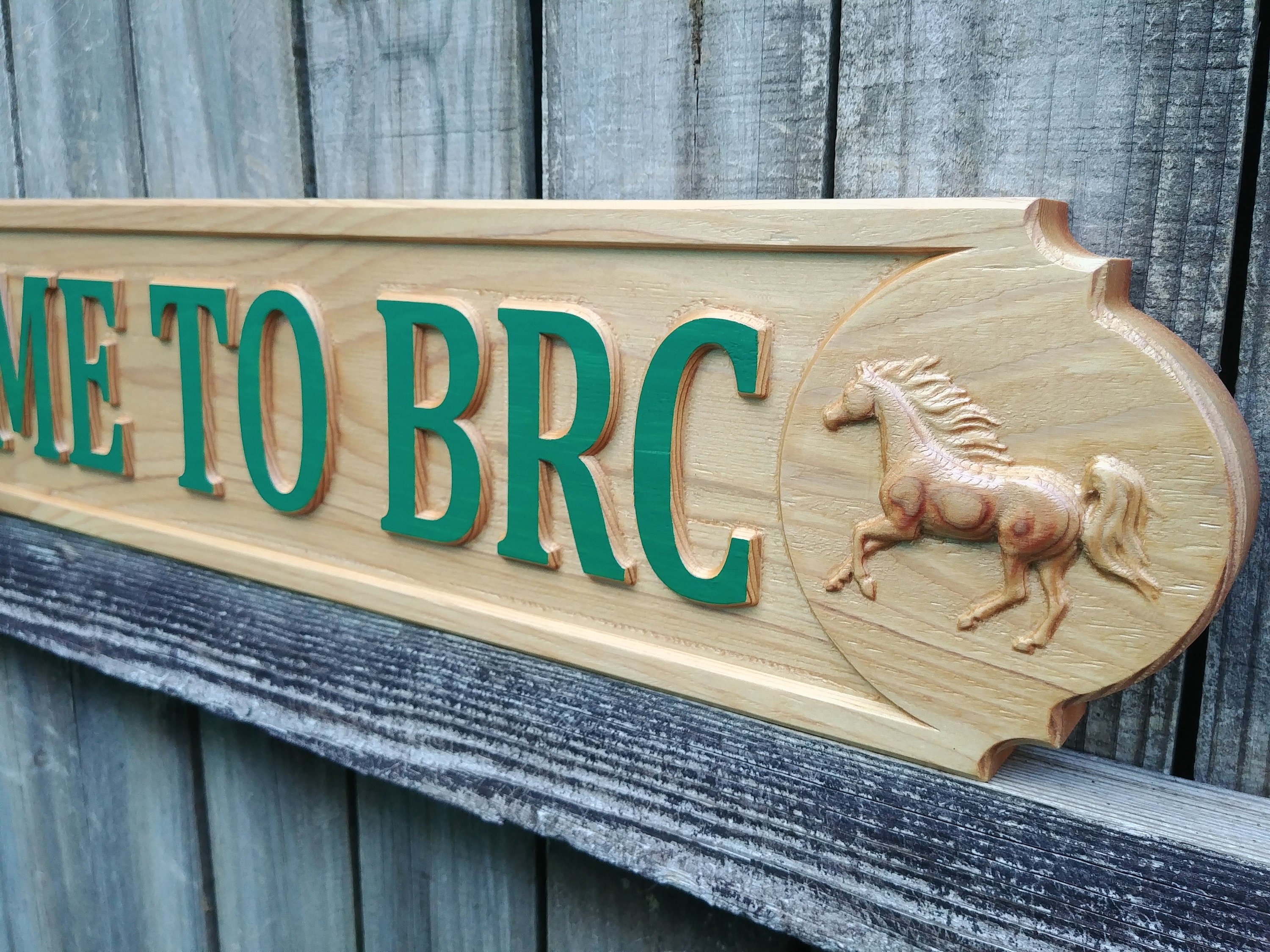 Horse Farm Outdoor Sign Riding Club Name Sign Personalized Etsy