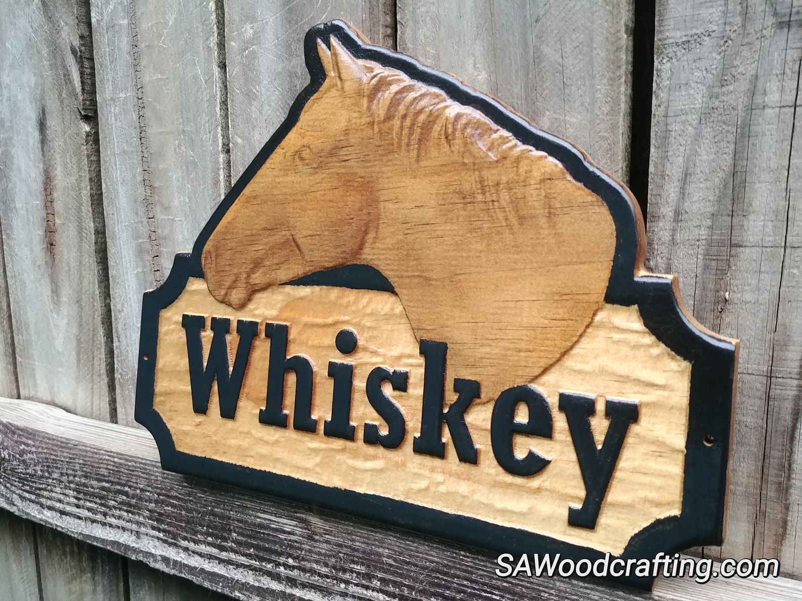 Unique Wood Horse Name Plate Horse Stall Signs Barn Door Etsy