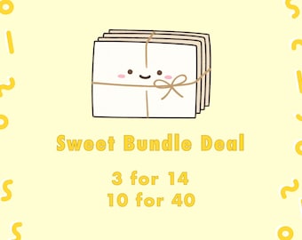 Select Any 3 or 10 Cards | Handmade Greeting Card, Punny, Funny, Sarcastic, Foodie, Gag, Birthday, Holiday, Thank you, Valentines, Love