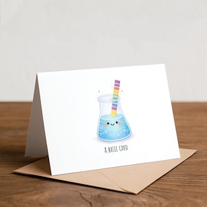 Science Pun Card: Chemistry Periodic Table, Handmade