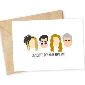 Oh SCHITT! It’s your birthday! - Alexis, David, Moira, Johnny, Rose